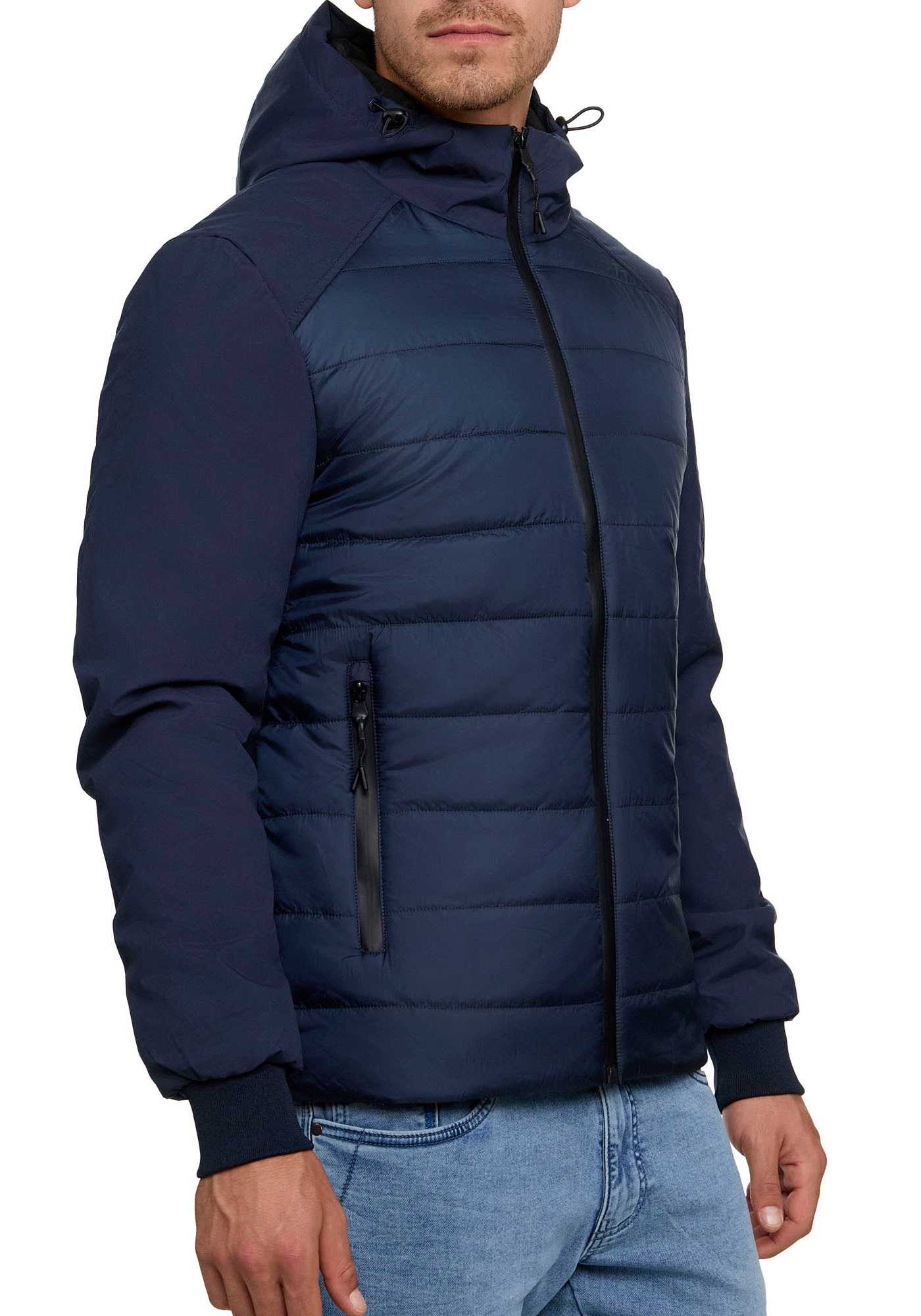 Indicode Steppjacke »INNoqual«, mit Kapuze