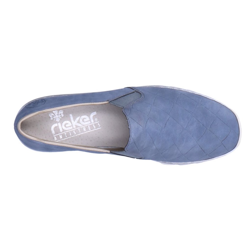 Rieker Slipper, Slipper, Freizeitschuh, Schlupfschuh in Weite E (schmal)