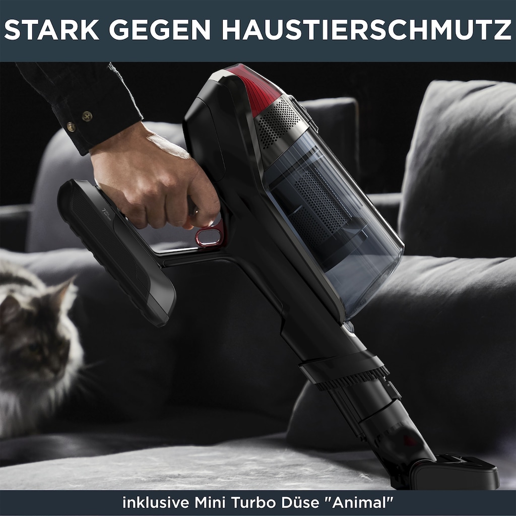 Rowenta Akku-Hand-und Stielstaubsauger »RH98A8 X-Force Flex 12.60 Animal, kabellos«, leistungsstark, Tierhaar-Zubehör, hohes Fassungsvermögen, Flex-Gelenk