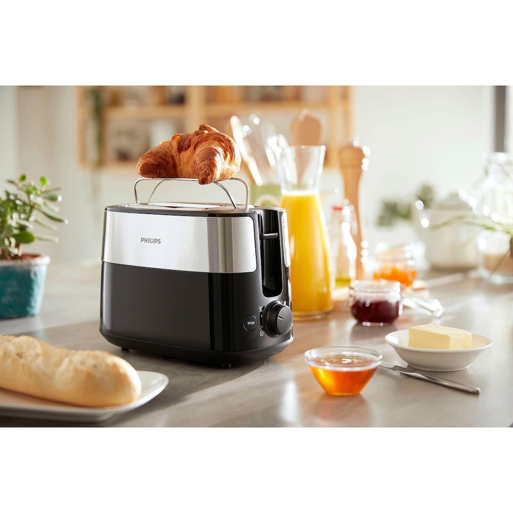 Philips Toaster »HD2516/90 Daily Collection«, 2 kurze Schlitze, 830 W