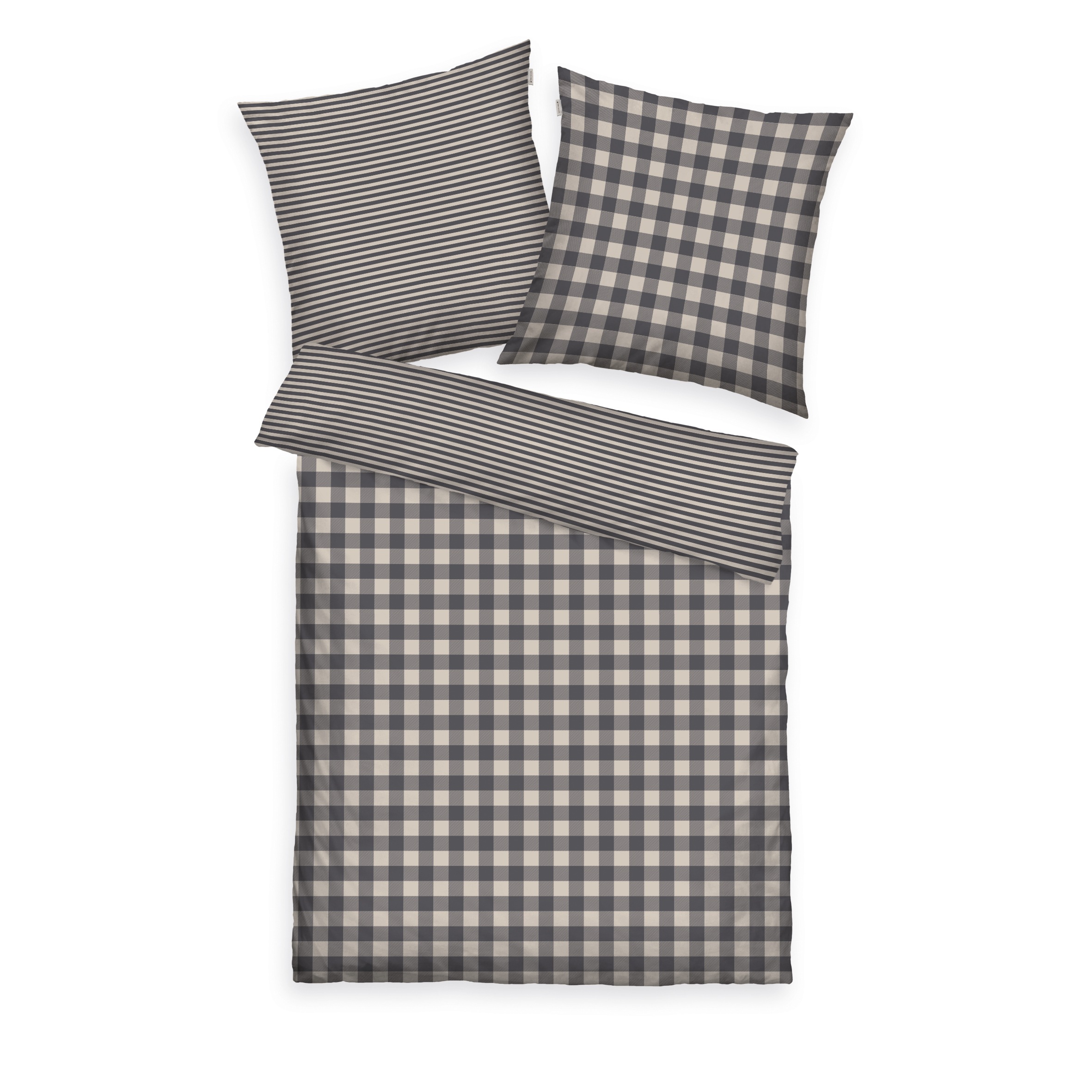 TOM TAILOR HOME Wendebettwäsche »CLASSIC CHECK, 100 % Baumwoll-Flanell«