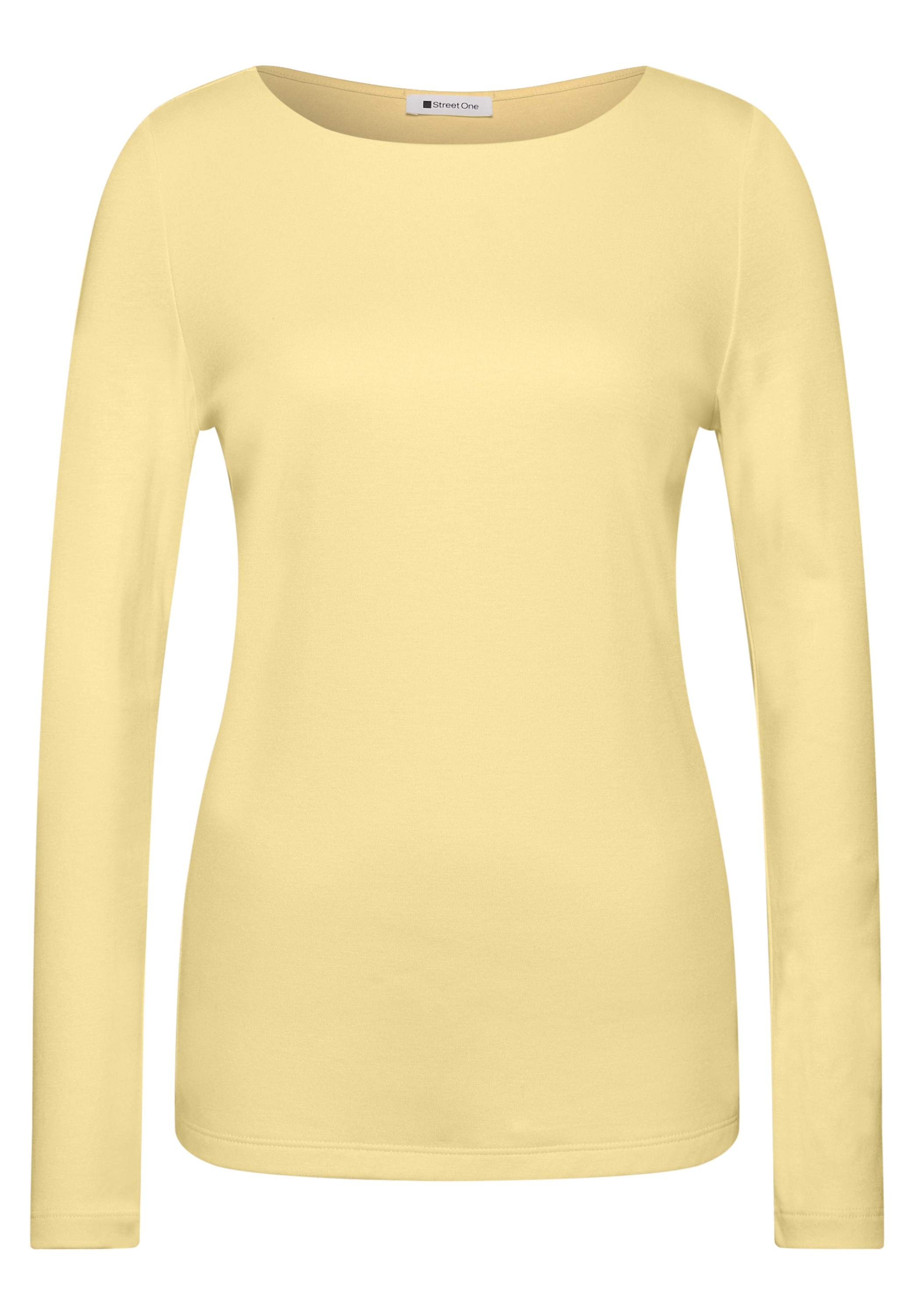 STREET ONE Langarmshirt »Style Lanea« Shirt mit U-Boot-Ausschnitt