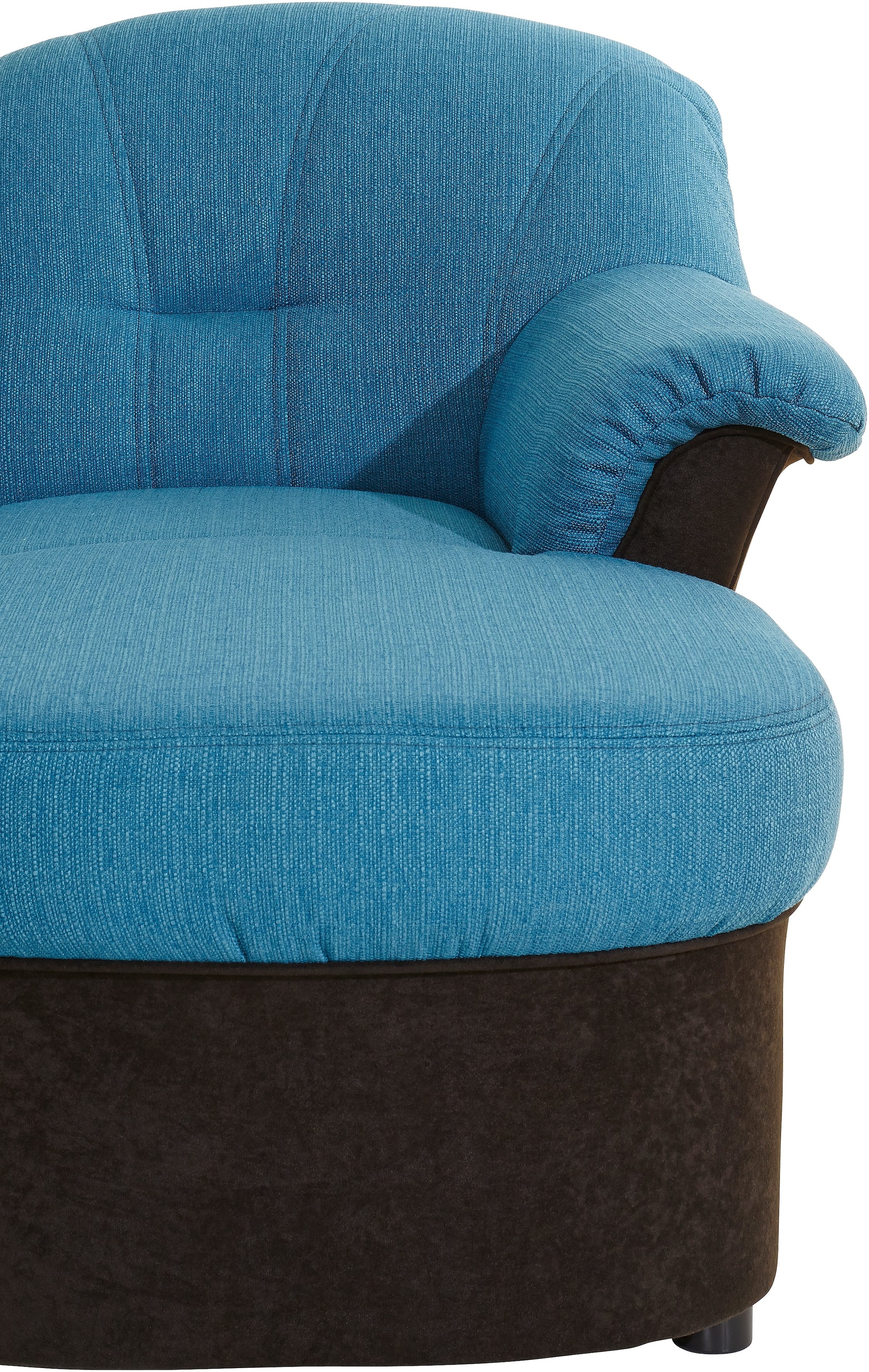 DOMO collection Wohnlandschaft »Flores auch in Leder-Bezug, B/T/H: 293/180/86 cm, U-Form«, (3 St.), wahlweise mit Bettfunktion, wahlweise mit Federkern