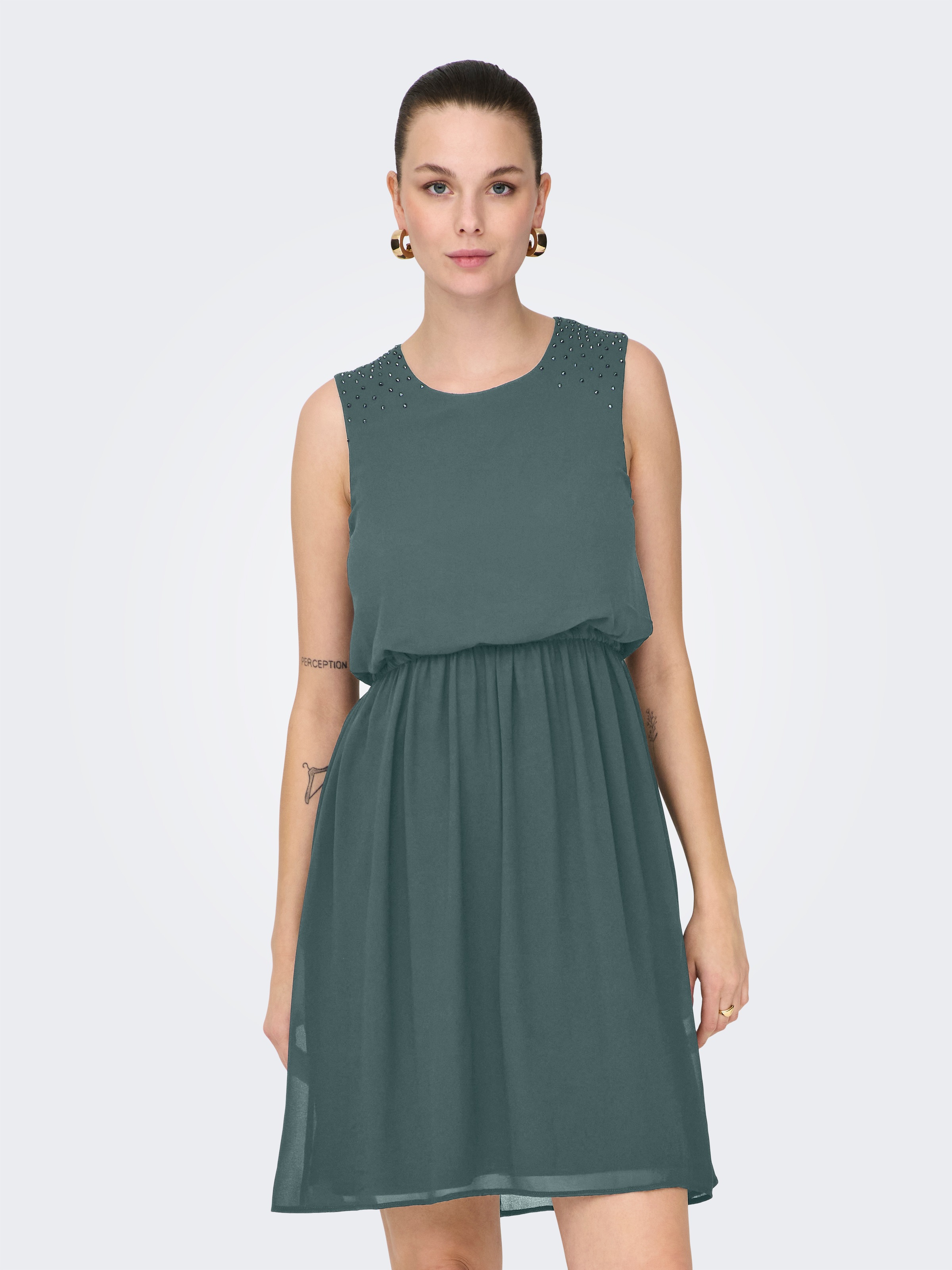 ONLY Minikleid »ONLSTINNA LIFE SL DETAIL DRESS WVN«