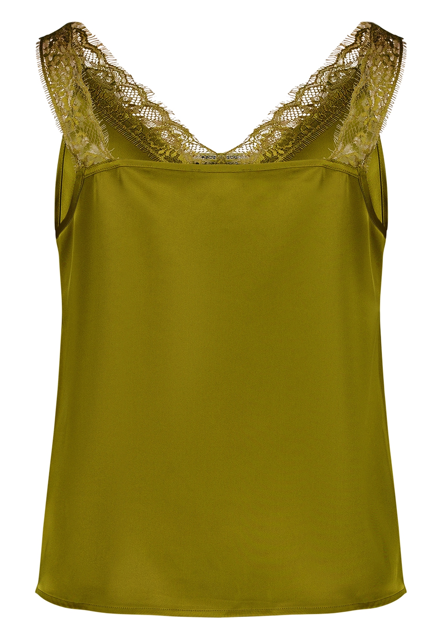 Zero Spitzenbluse »Basic-Top mit V-Ausschnitt«