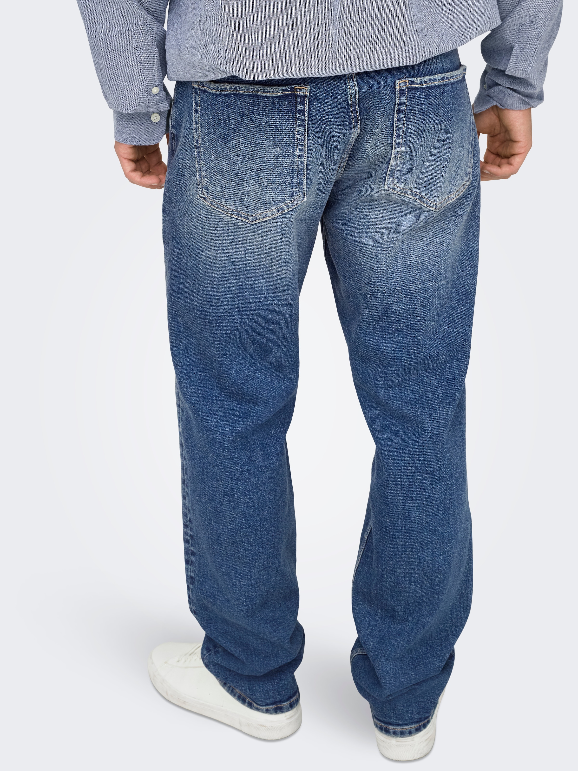 ONLY & SONS Straight-Jeans »ONSEDGE PERFORMANCE LB 3816 DOT DNM NOOS«