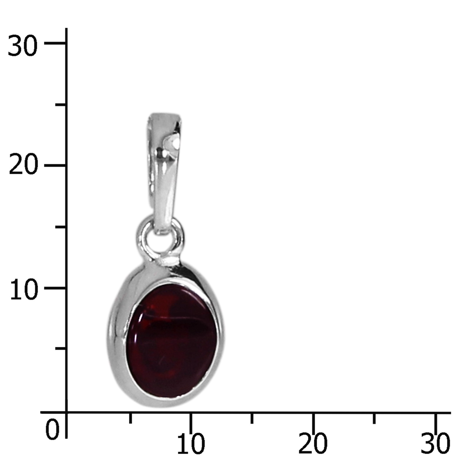 OSTSEE-SCHMUCK Kettenanhänger »- Olivia - Silber 925/000 - Bernstein«