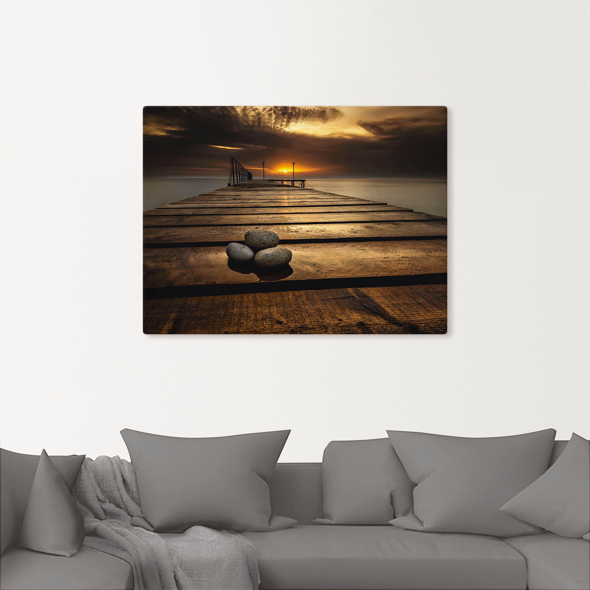 Artland Wandbild »Sonnenaufgang am Schwarzen Meer«, Sonnenaufgang & -untergang, (1 St.), als Leinwandbild, Poster, Wandaufkleber in verschied. Größen