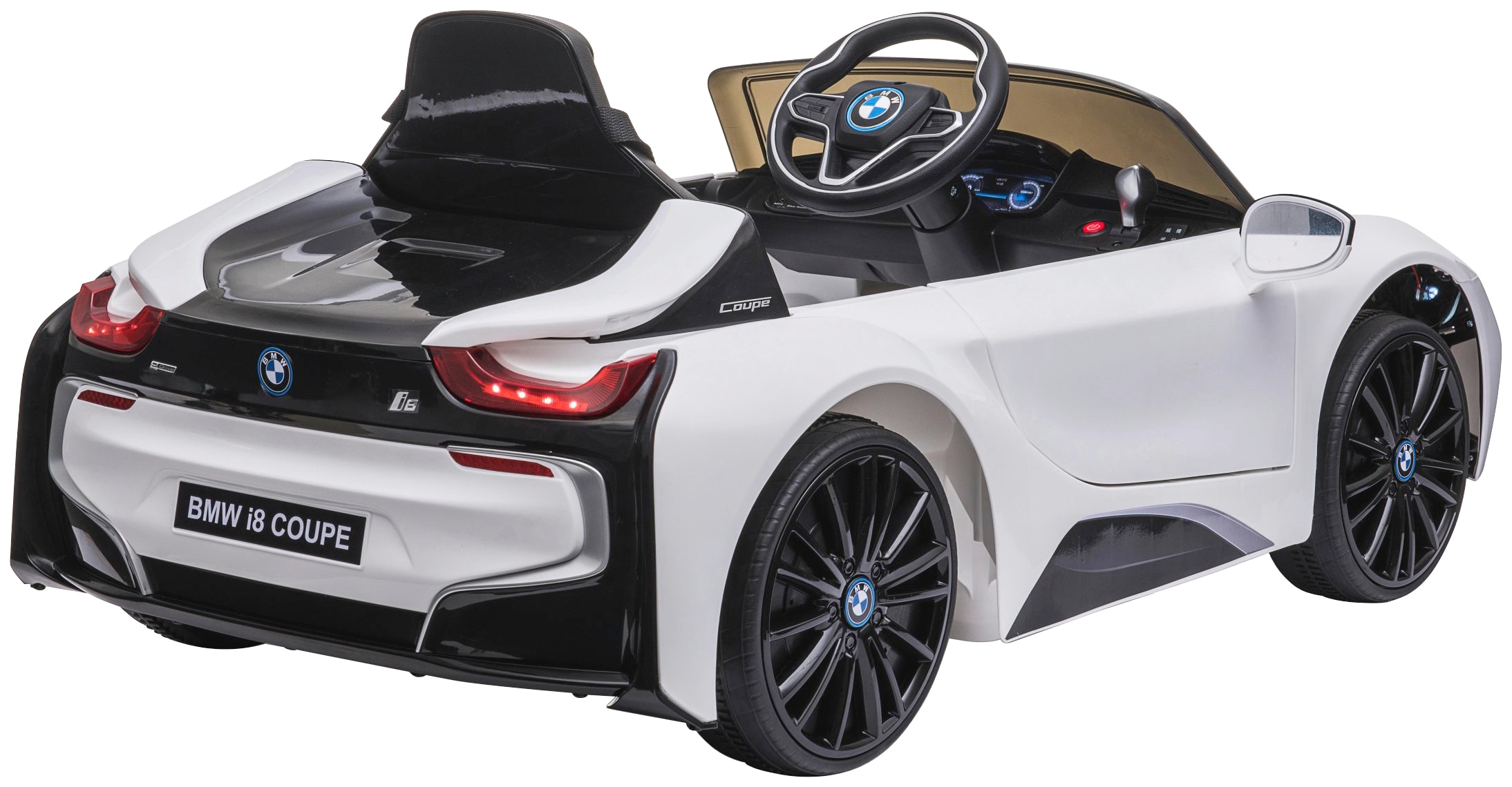 Jamara Elektro-Kinderauto »Ride-on BMW I8 Coupe weiß«, ab 3 Jahren, bis 30 kg