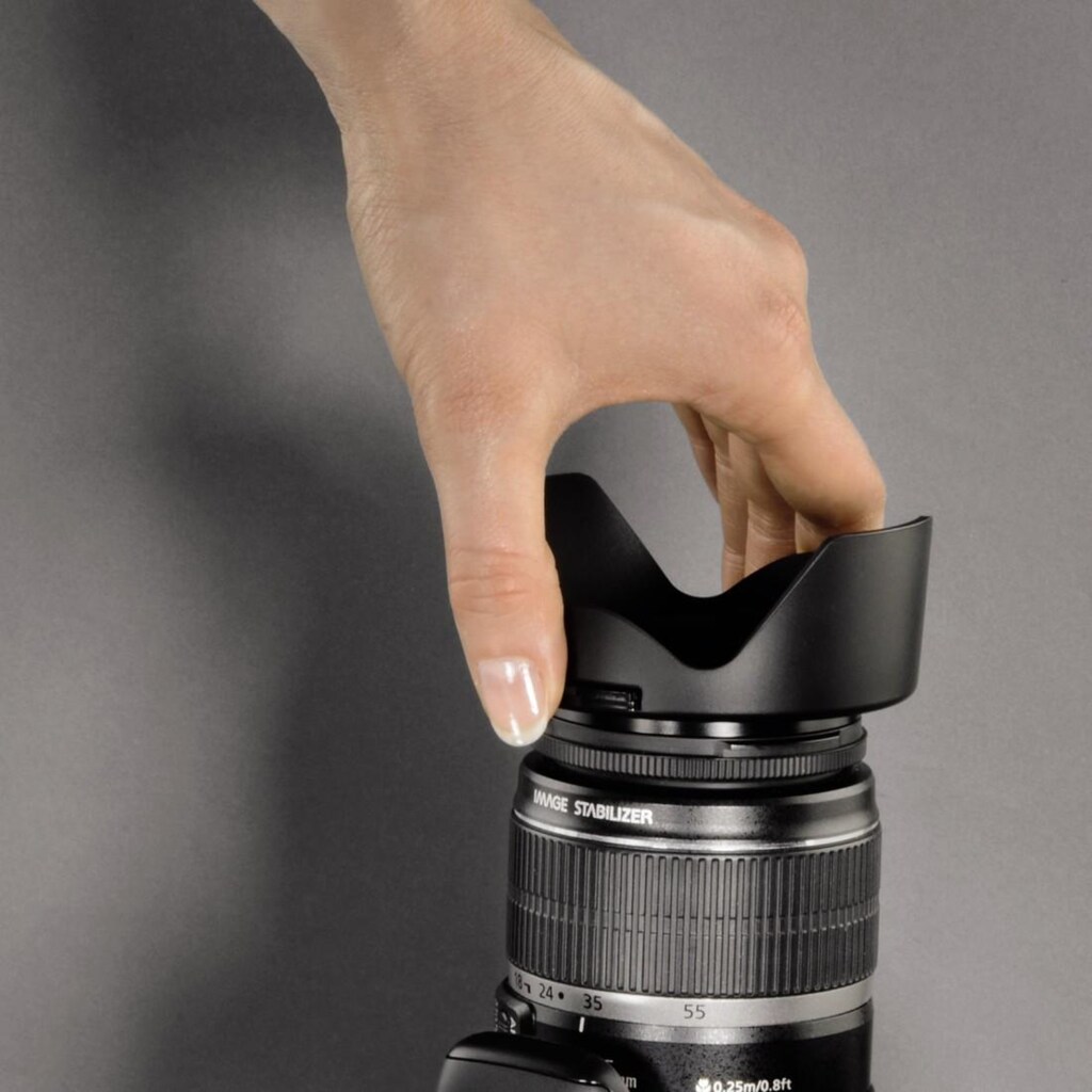 Hama Gegenlichtblende »Gegenlichtblende Streulichtblende, 58 mm mit Objektivdeckel«