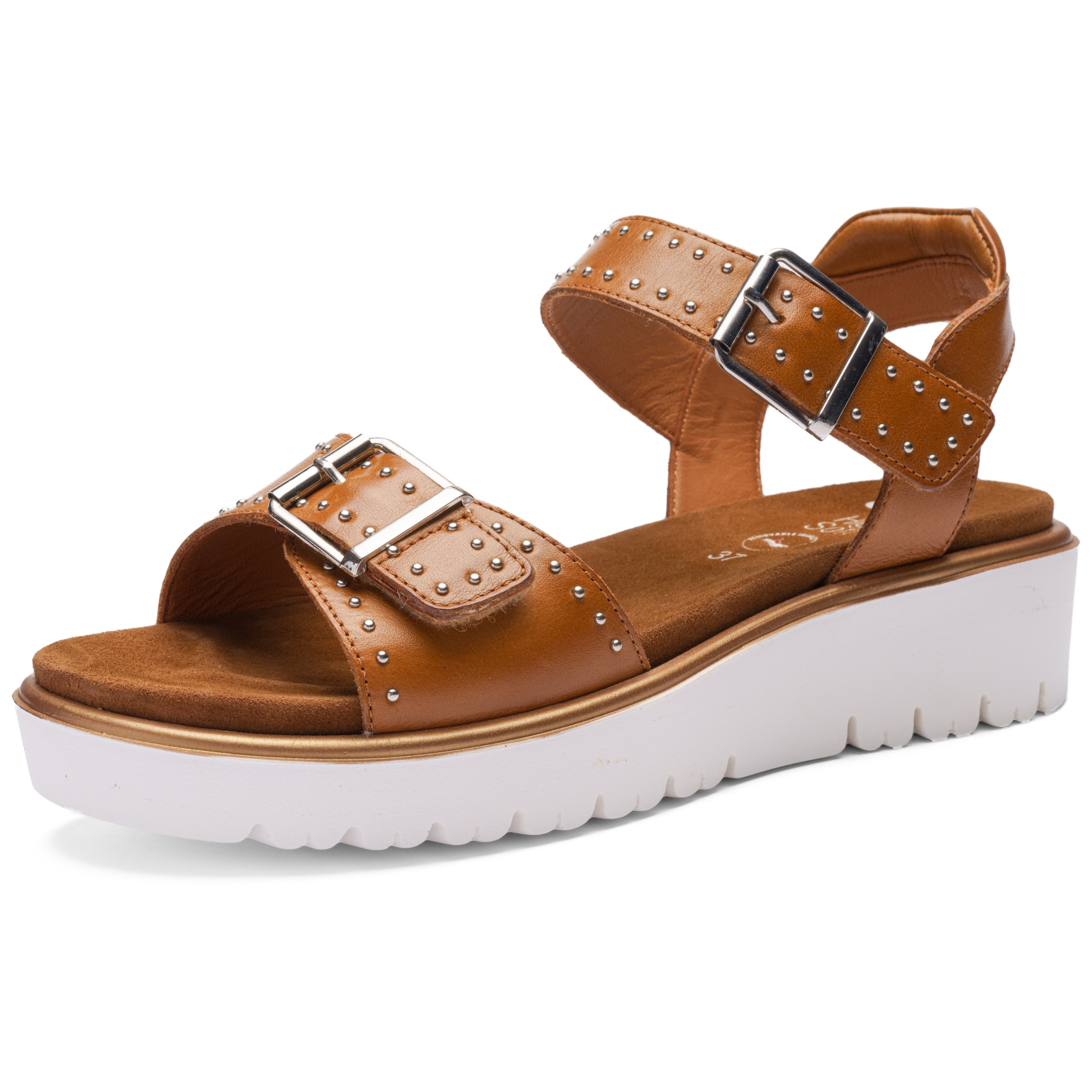 Ara Keilsandalette »BILBAO«  Keilabsatz, Plaeau, Riemchensandale mit Nieten, Weite G (= weit)