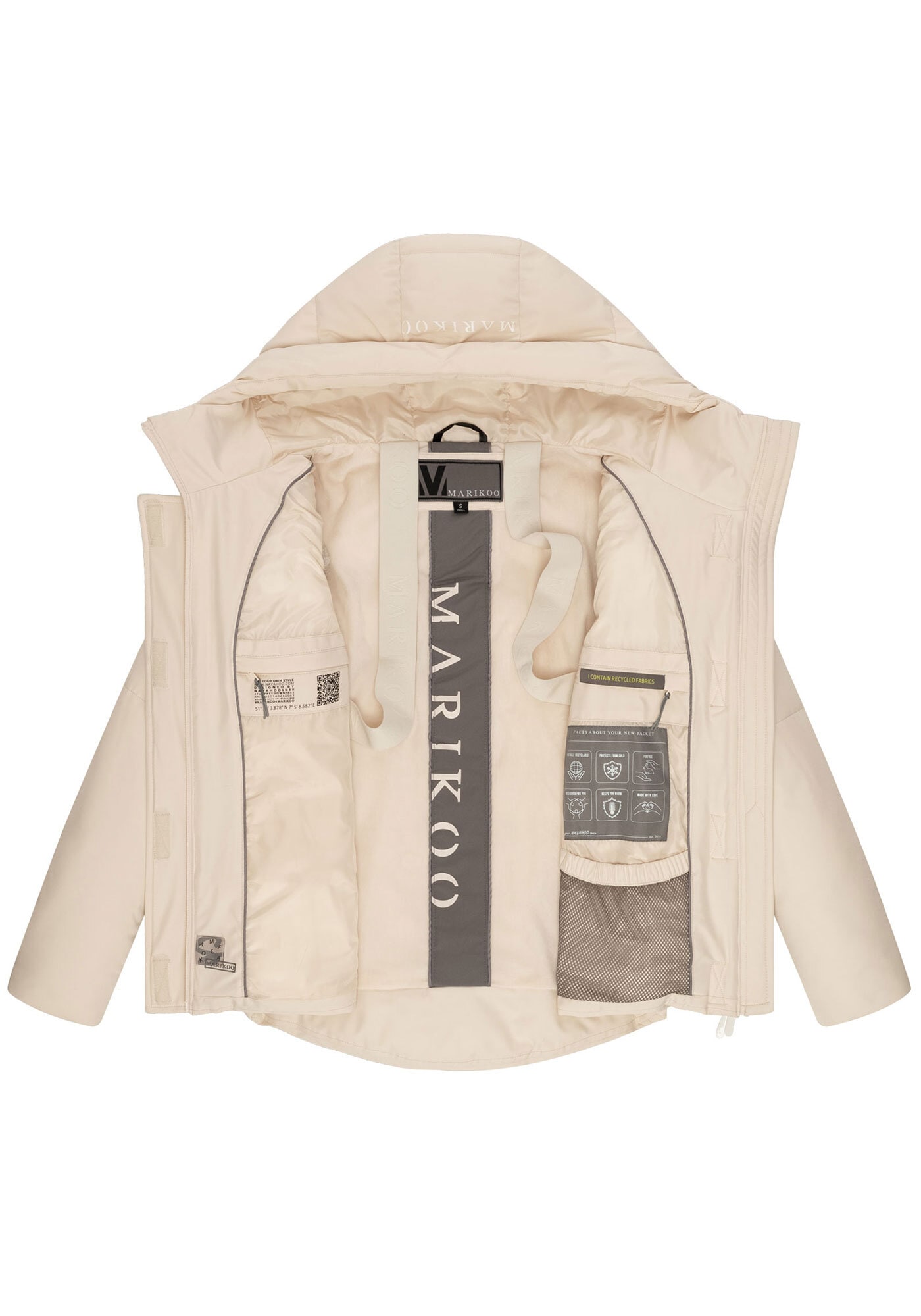 Marikoo Outdoorjacke »Marikoo Elira Damen Winterjacke N019«