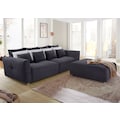 INOSIGN Big-Sofa, mit Federkernpolsterung für kuscheligen, angenehmen Sitzkomfort im trendigen Design