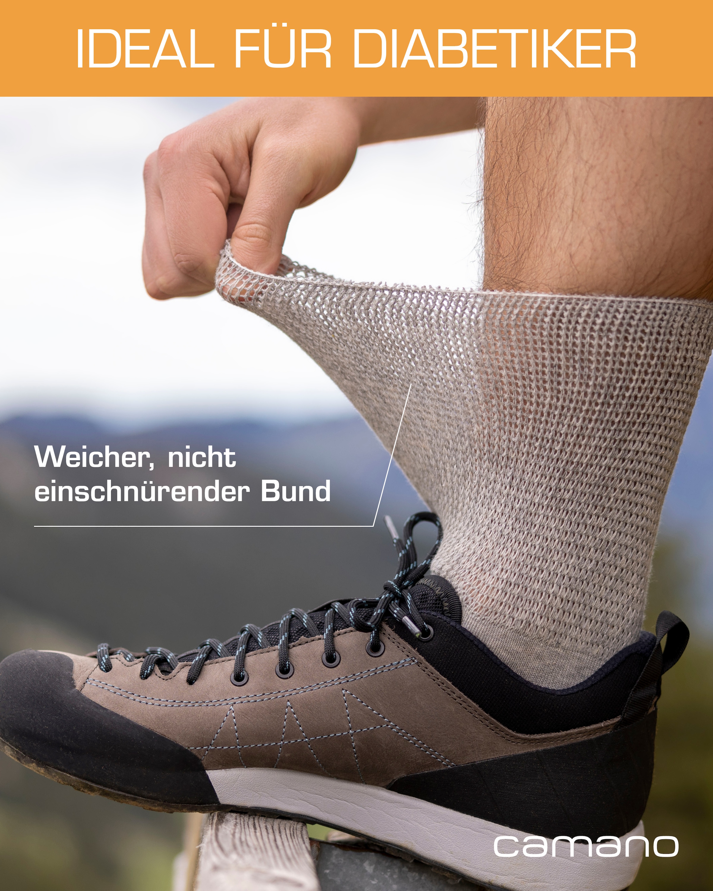 Camano Socken »function« 4 Stk. tlg. perfekte Feuchtigkeitsregulation