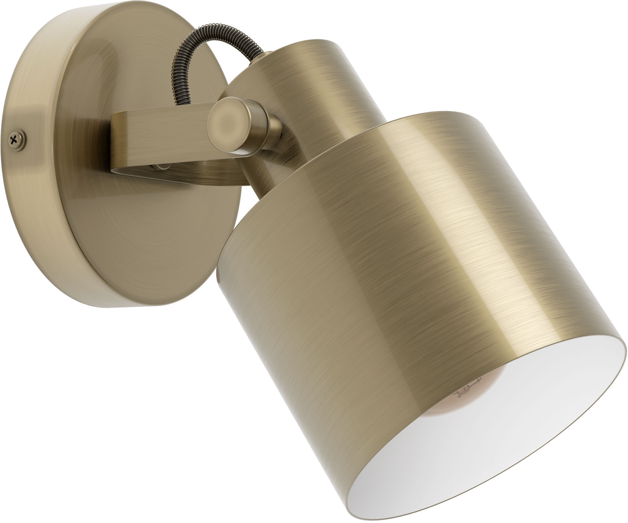 EGLO Deckenspot »SOUTHERY« E27 1 Stk. Deckenspot in gold und weiß aus Stahl  -  exkl. E27 - 40W