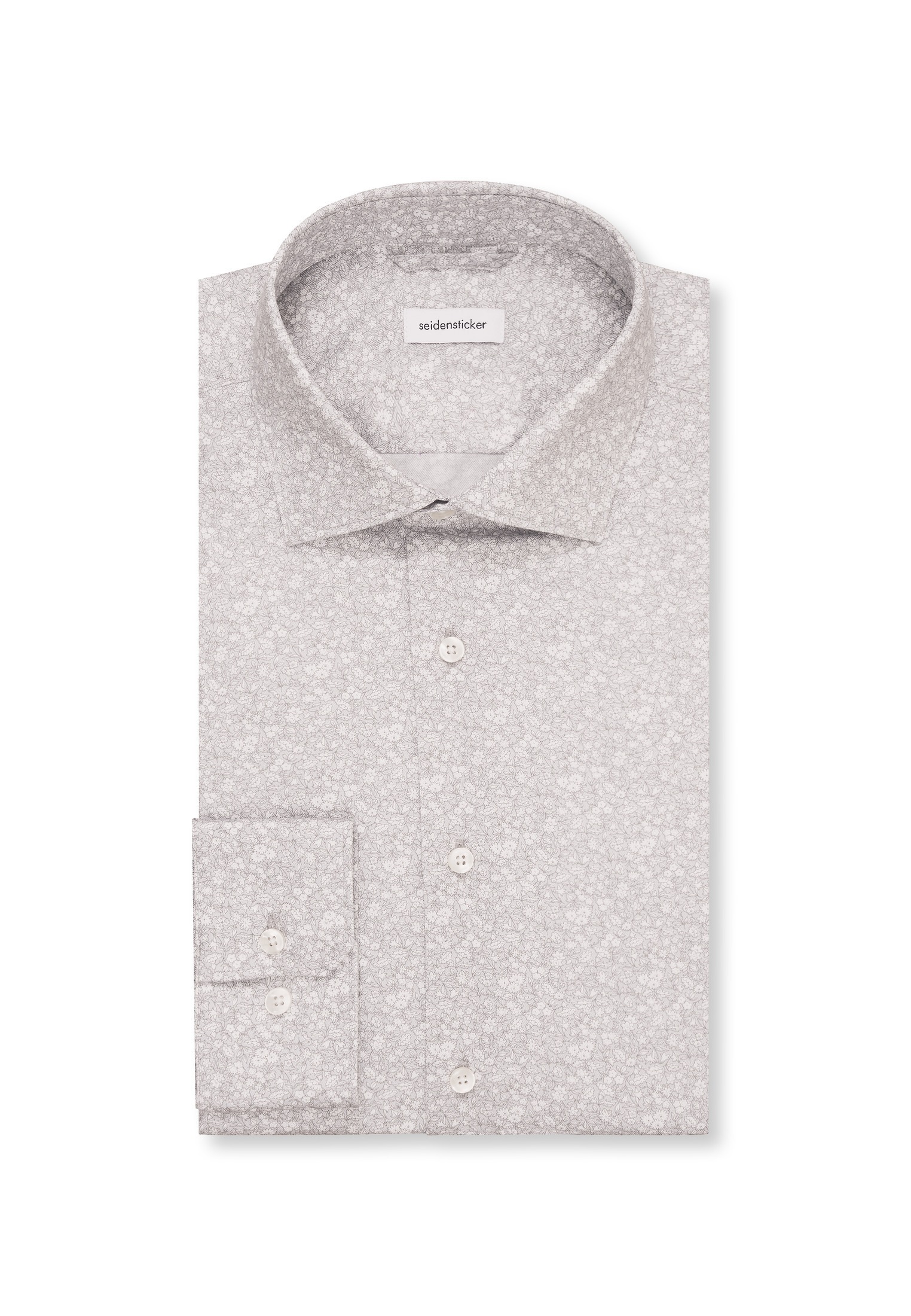 seidensticker Businesshemd »Slim« Slim 1/1 Kentkragen Druck