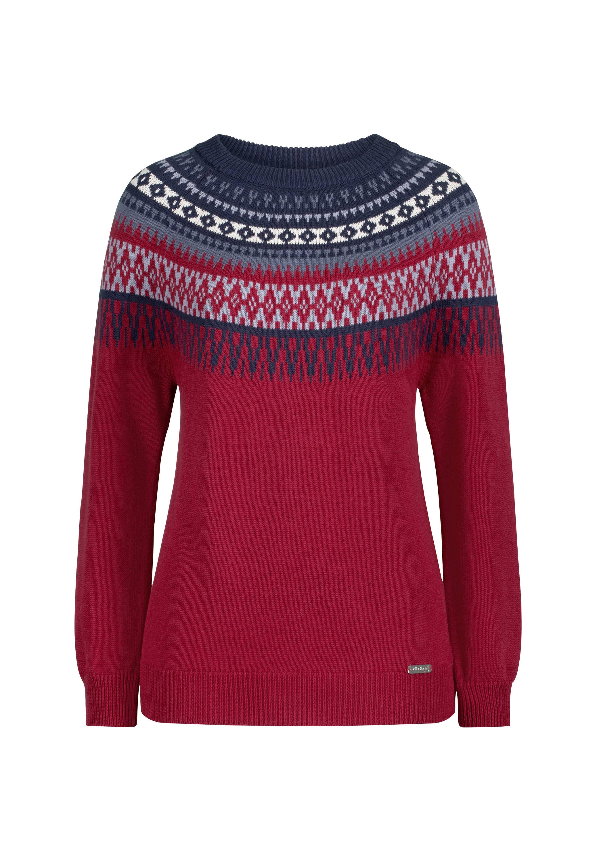 Witt Longpullover »Pullover Norwegerpullover aus reiner Baumwolle«