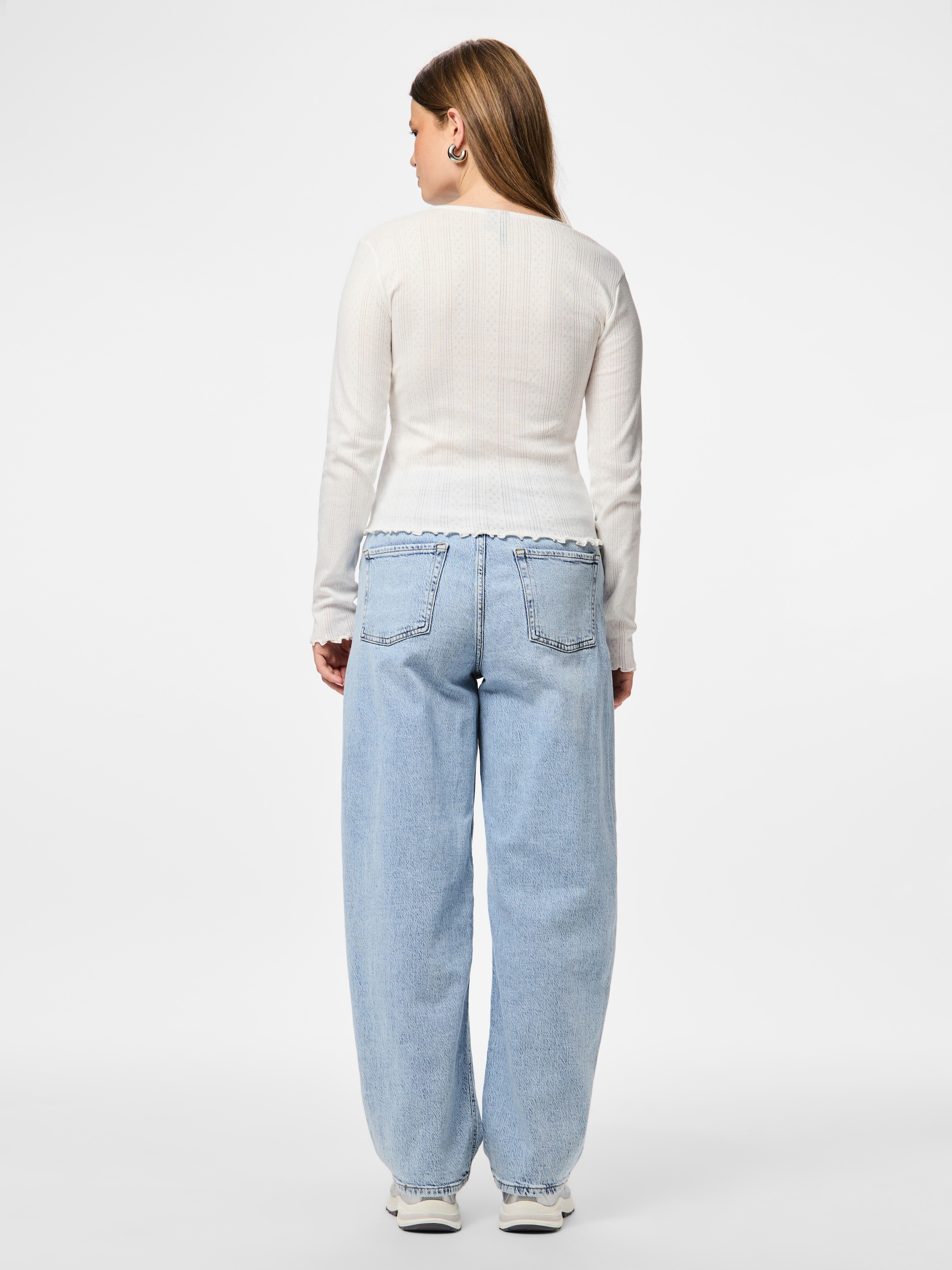 pieces Strickjacke »PCMARIE LS POIN CARDIGAN JRS NOOS BC«