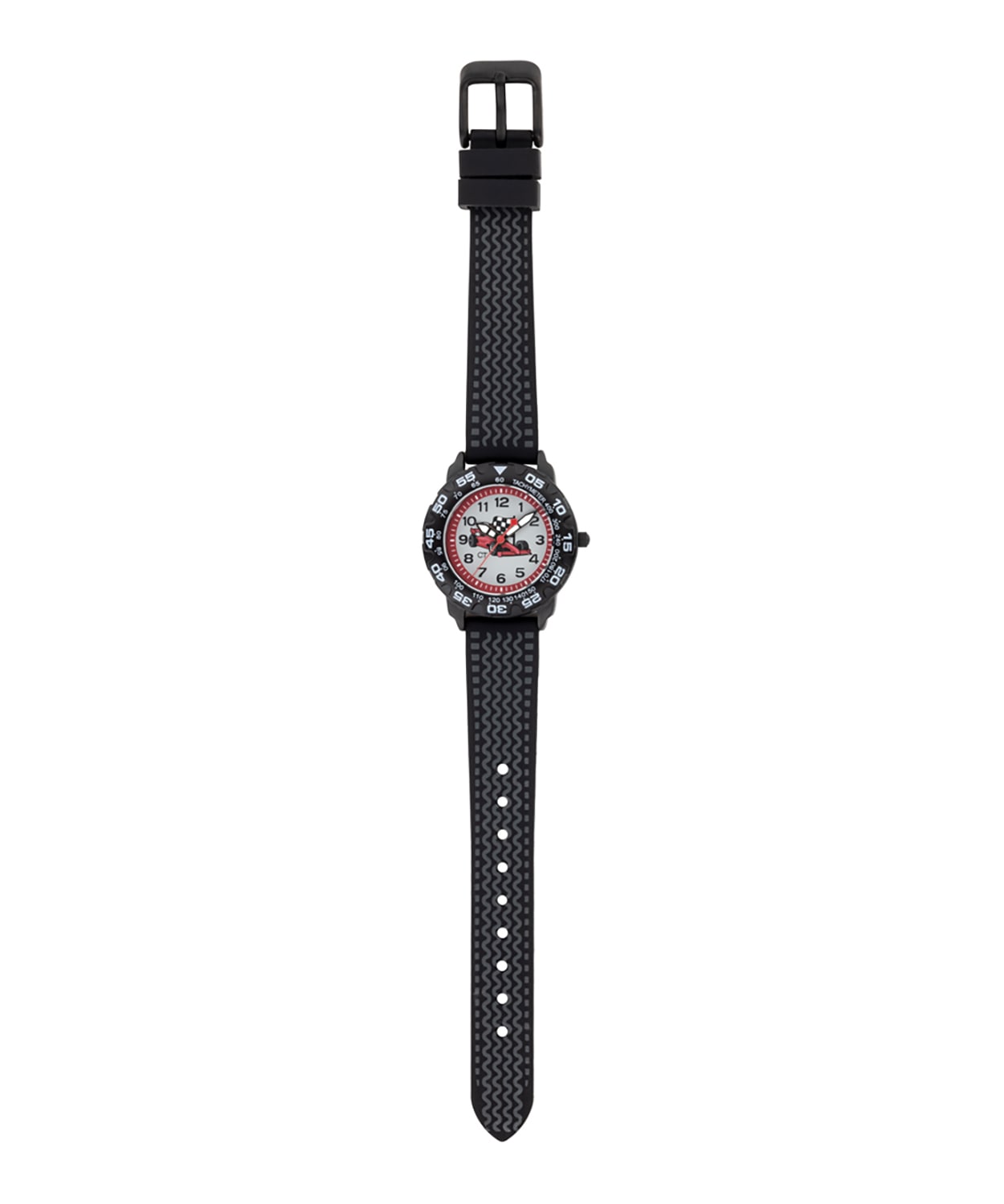 COOL TIME Quarzuhr »The Cool Black Racer«, Armbanduhr, Silikonarmband, Kinderuhr, Junge, analog