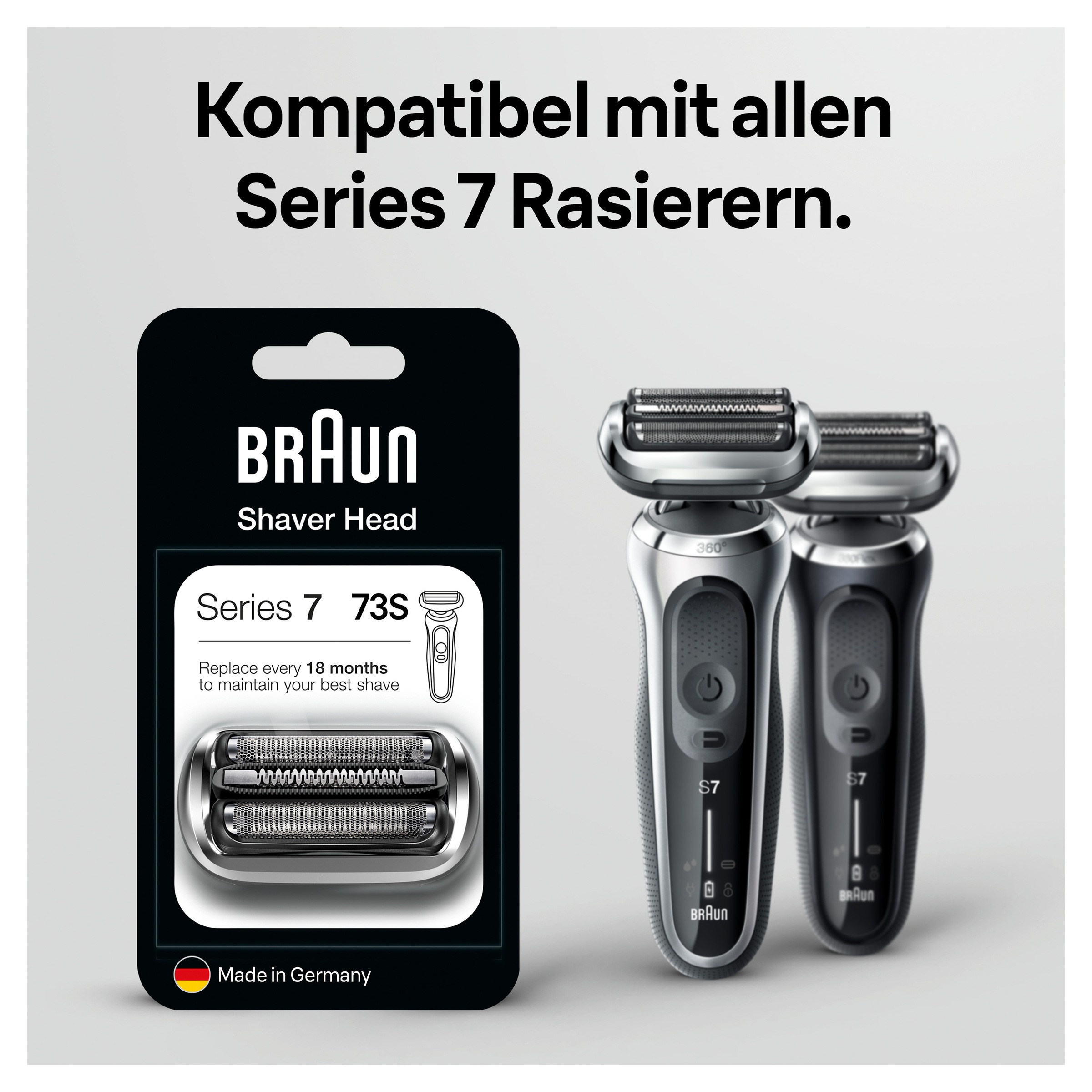 Braun Ersatzscherkopf »Series 7 73S«, für Series 7 Elektrorasierer ab 2020