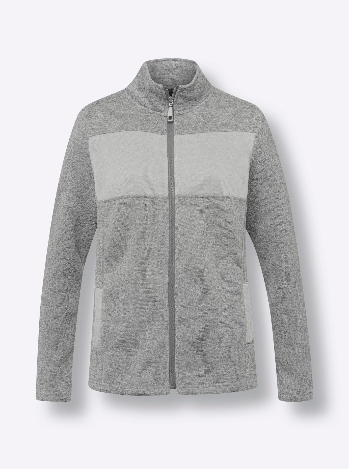 Strickfleecejacke