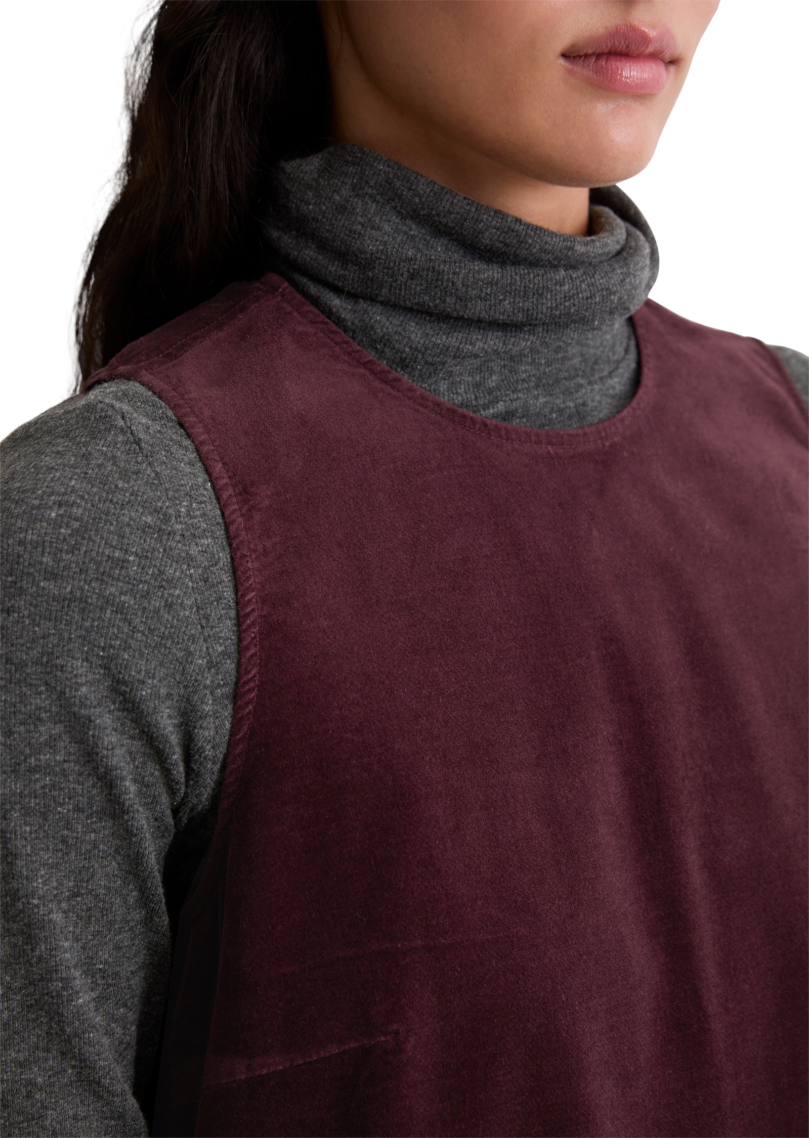 Marc O'Polo Samtkleid Nahttaschen