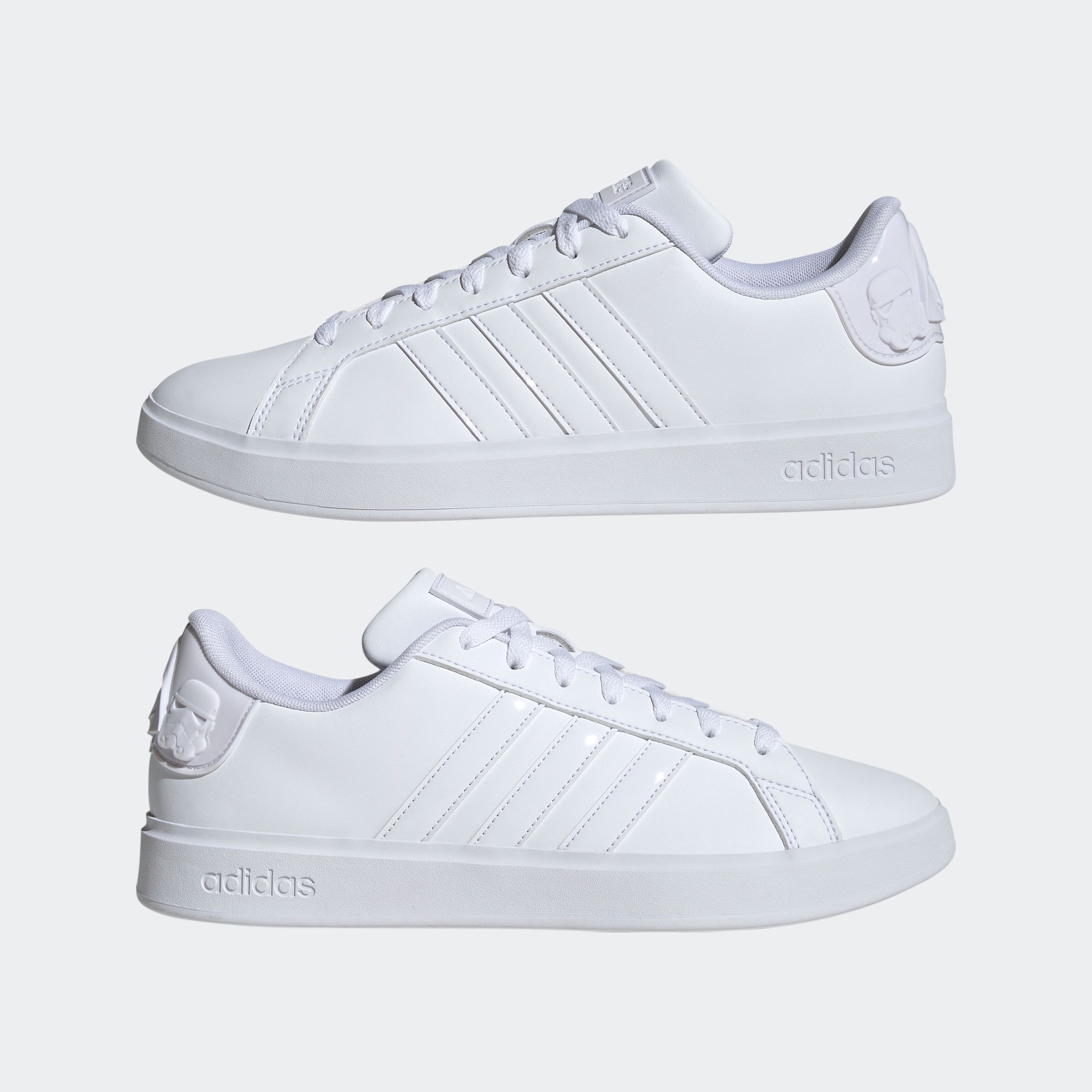 adidas Sportswear Sneaker »ADIDAS STAR WARS GRAND COURT SCHUH«, Design auf den Spuren des adidas Superstar
