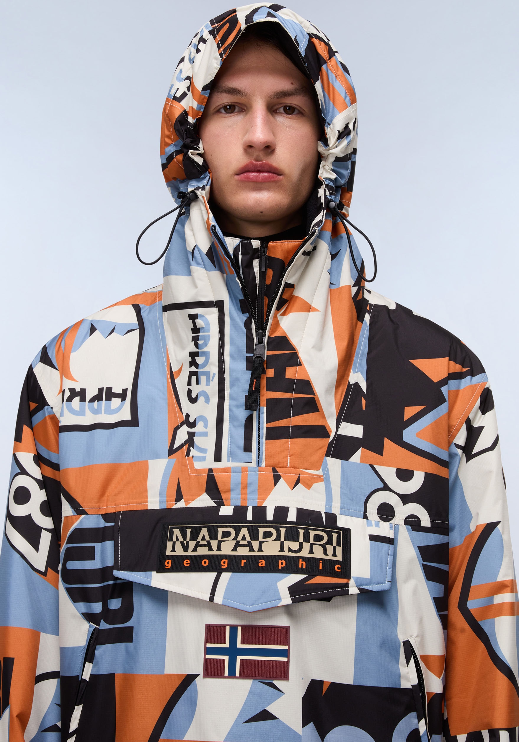 Napapijri Funktionsjacke »NEXT« mit Kapuze Regular fit mit Kapuze und Stehkragen