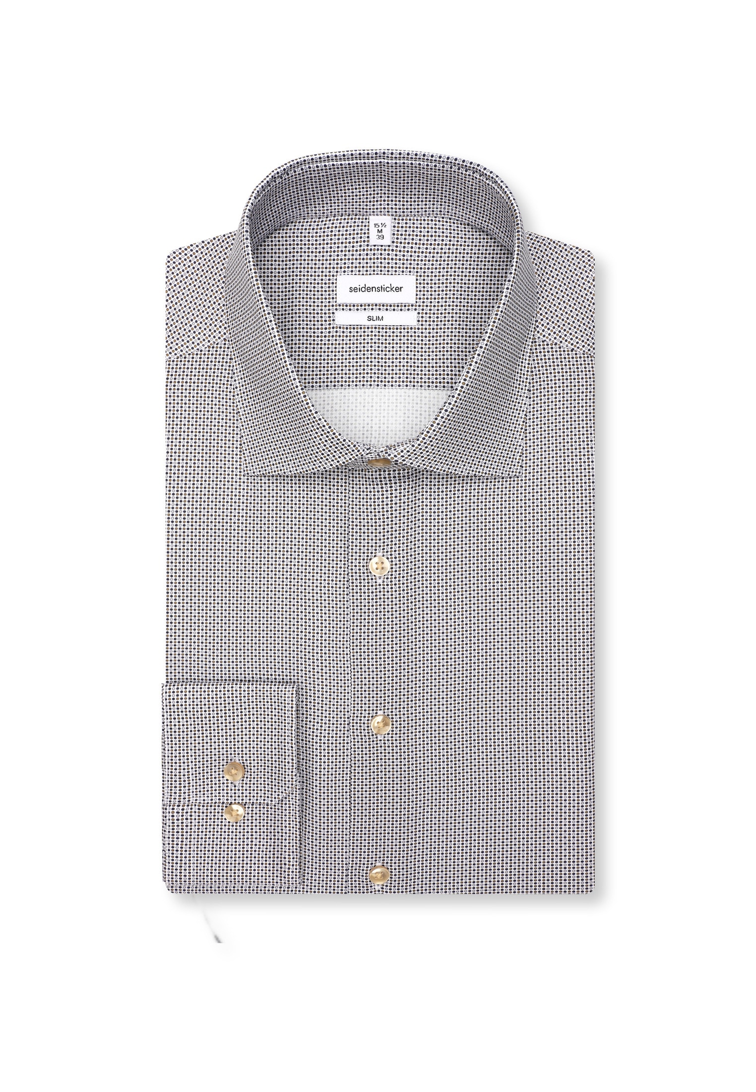 seidensticker Businesshemd »Schwarze Rose« Shaped 1/1 Kentkragen Druck