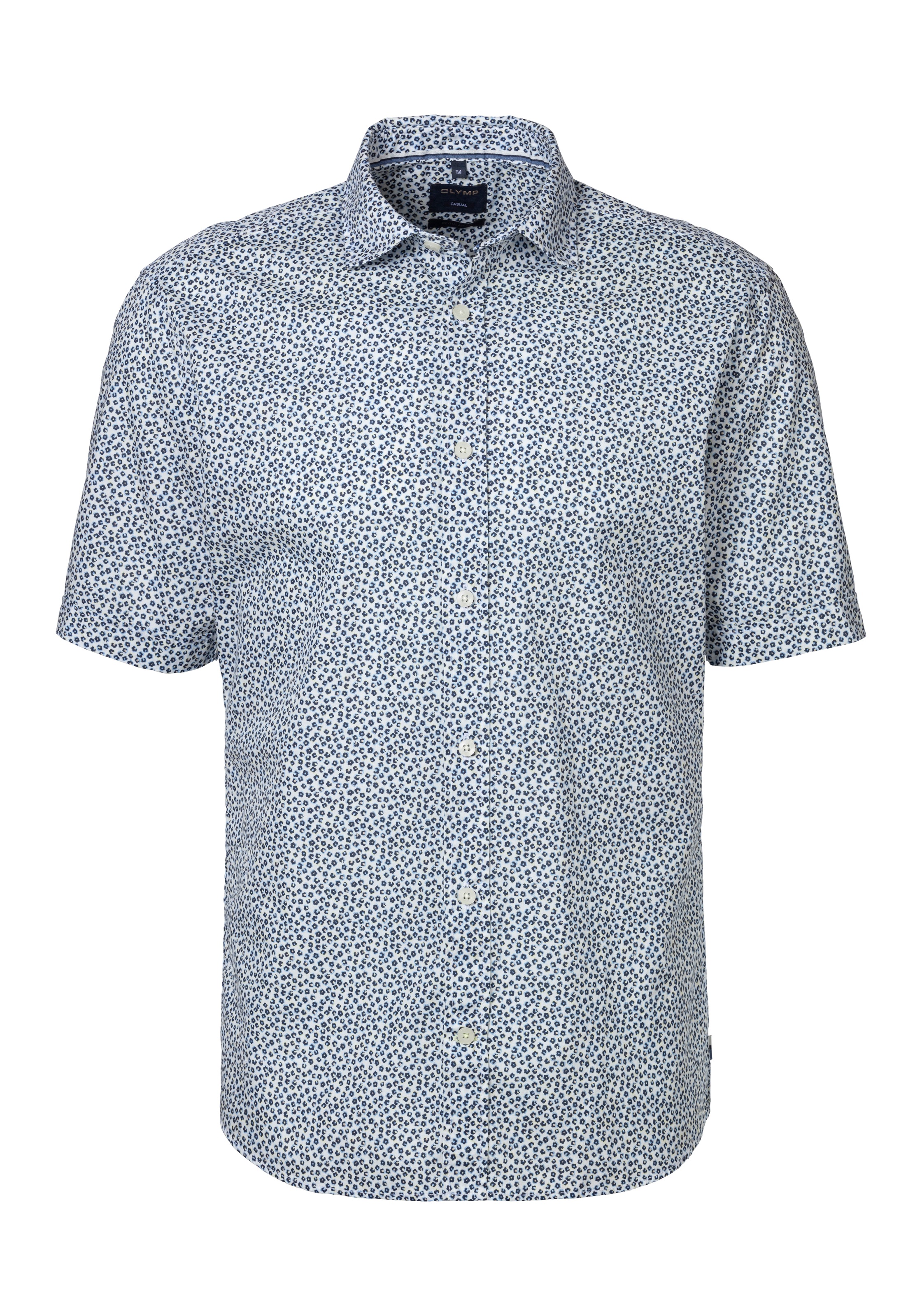 OLYMP Kurzarmhemd »Casual«, Mit Allover Blumenprint