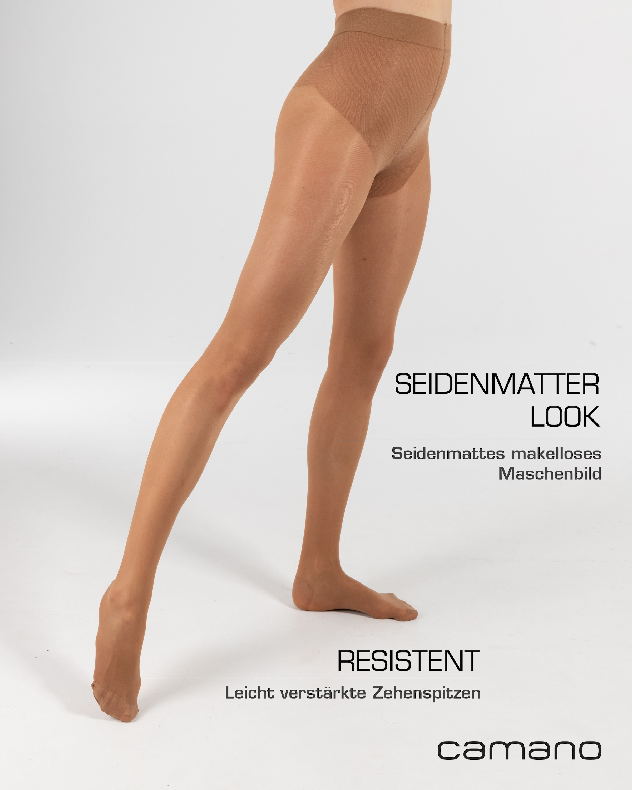 Camano Feinstrumpfhose »fine functional« 40 2er Pack,  mit nahtloser Verarbeitung