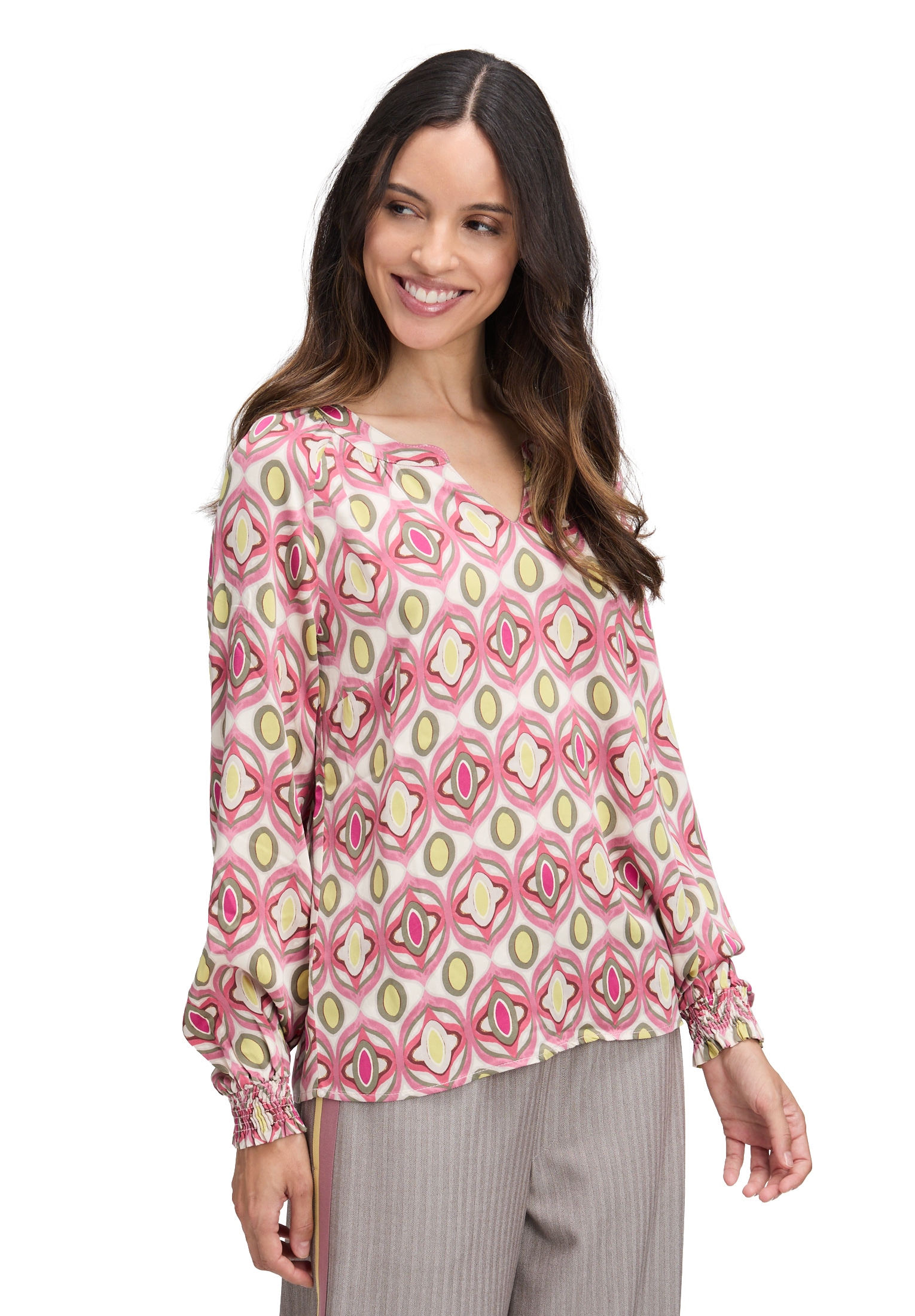 Cartoon Schlupfbluse »Schlupfbluse mit Muster«
