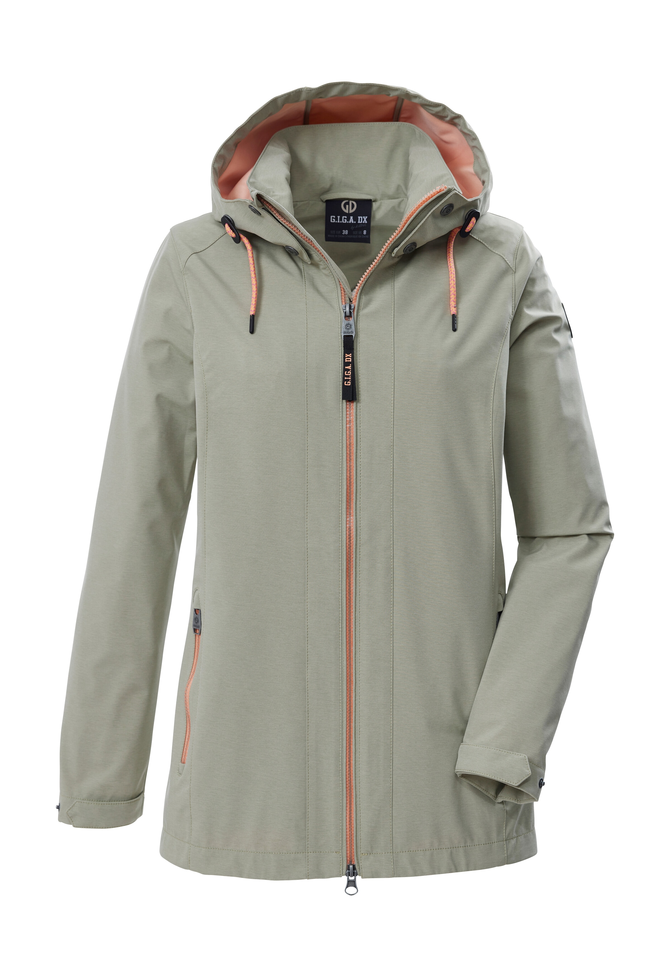 G.I.G.A. DX by killtec Softshelljacke »GS 96 WMN SFTSHLL JCKT« Wasserabweisende Softshelljacke mit abnehmbarer Kapuze