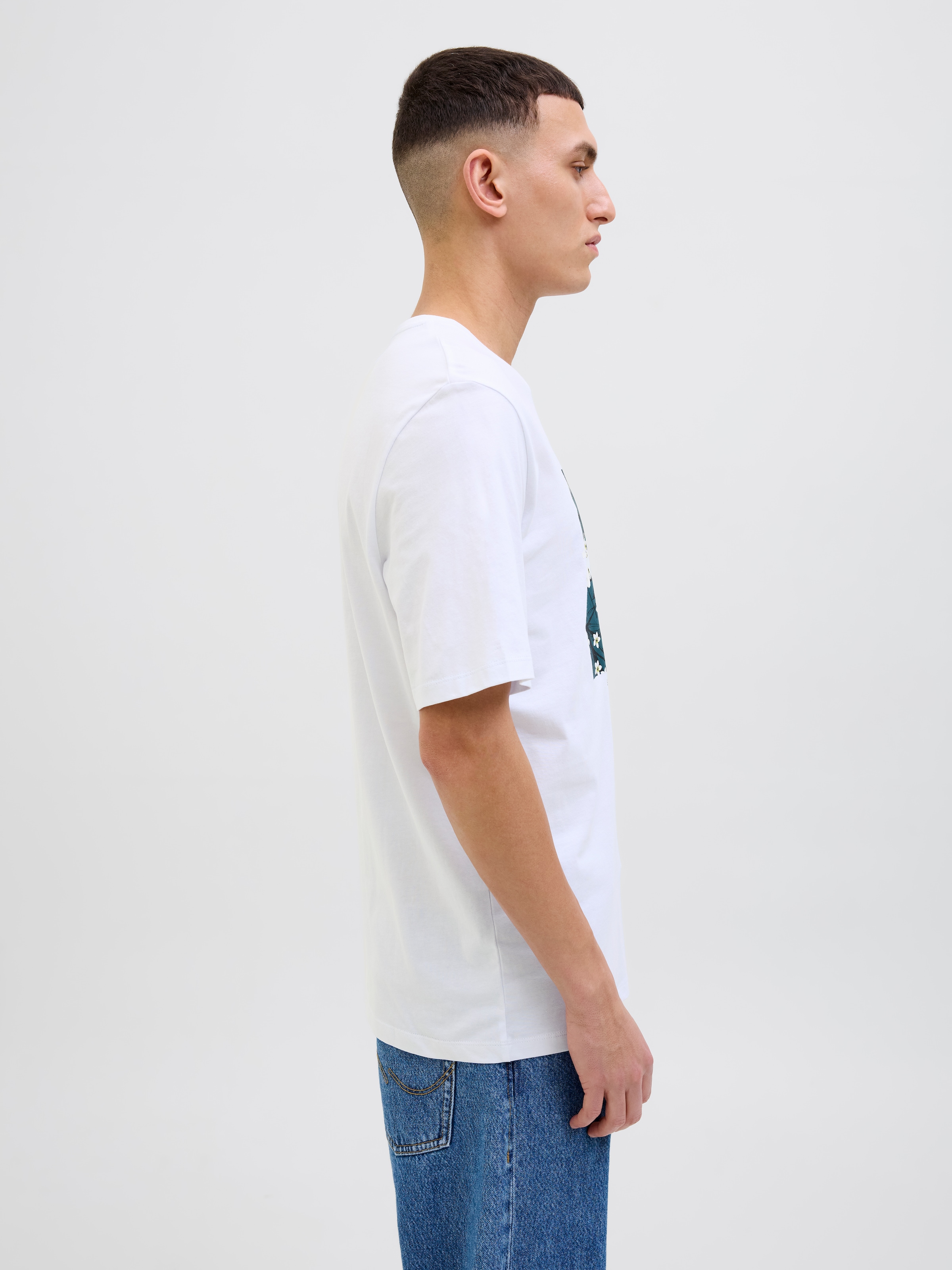 Jack & Jones Print-Shirt »JJHAWAII SHAPE TEE SS CREW NECK«