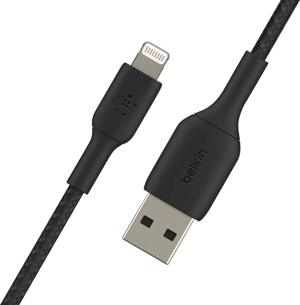 Belkin Lightningkabel »Geflochtenes BOOST↑CHARGE™ Lightning/USB-A-Kabel«, Lightning, USB Typ A, 100 cm
