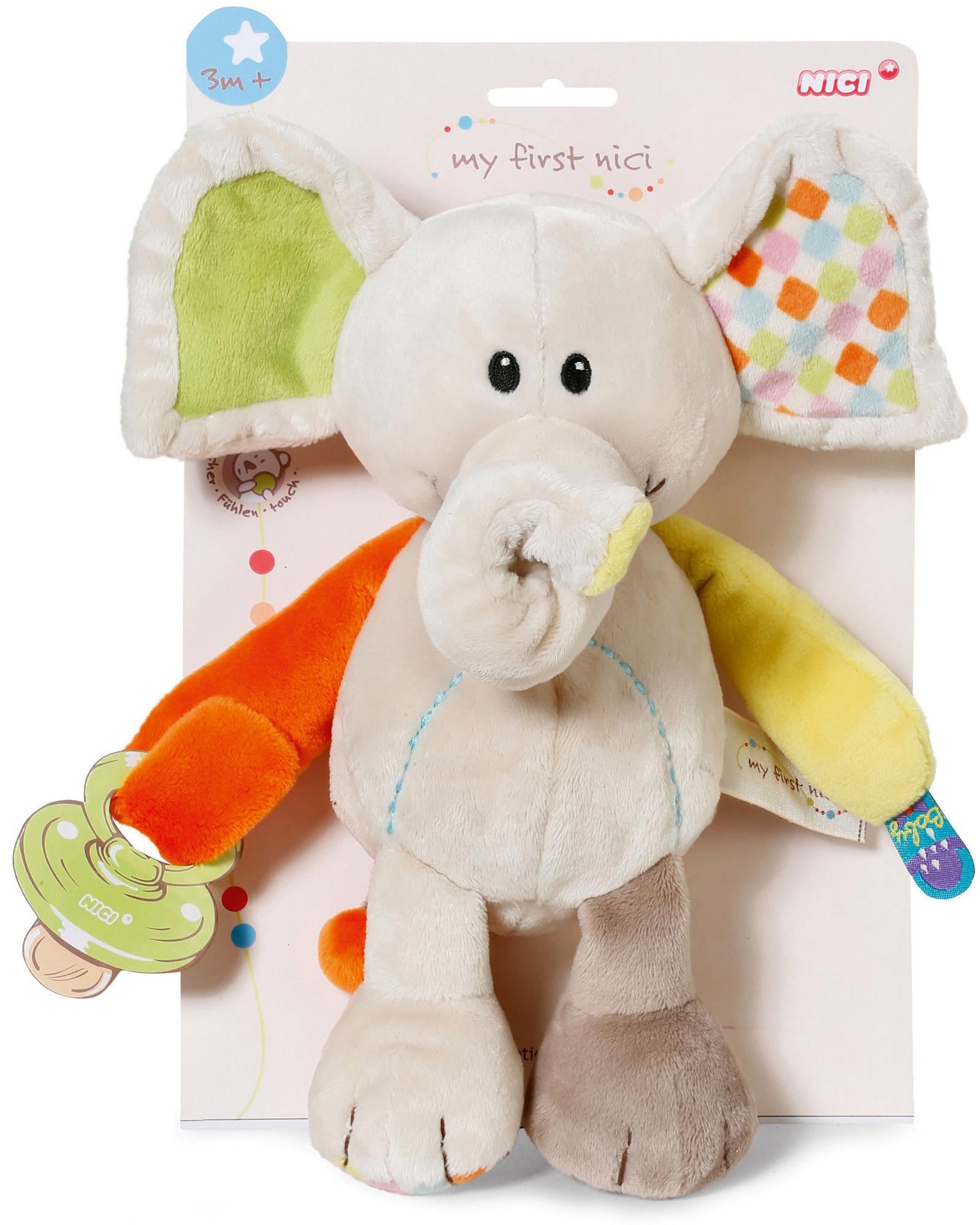 Nici Kuscheltier »My First NICI, Activity Elefant Dundi, 23 cm«