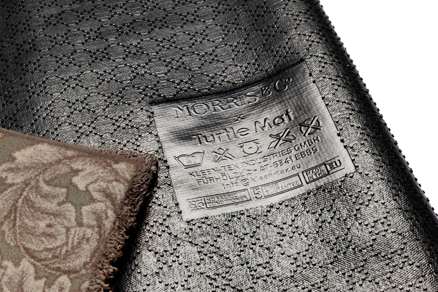 Turtle Mat Fußmatte »Acanthus Brown« rechteckig 9 mm Höhe