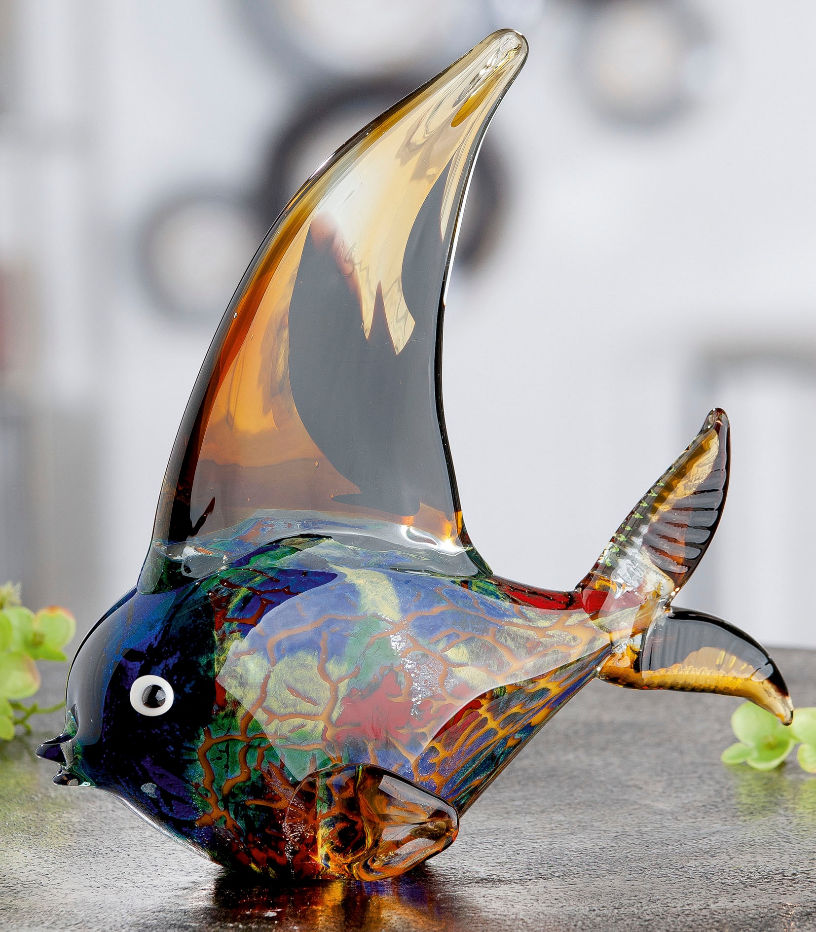 Casablanca by Gilde Tierfigur »Glas Fisch«, farblich durchgefärbt