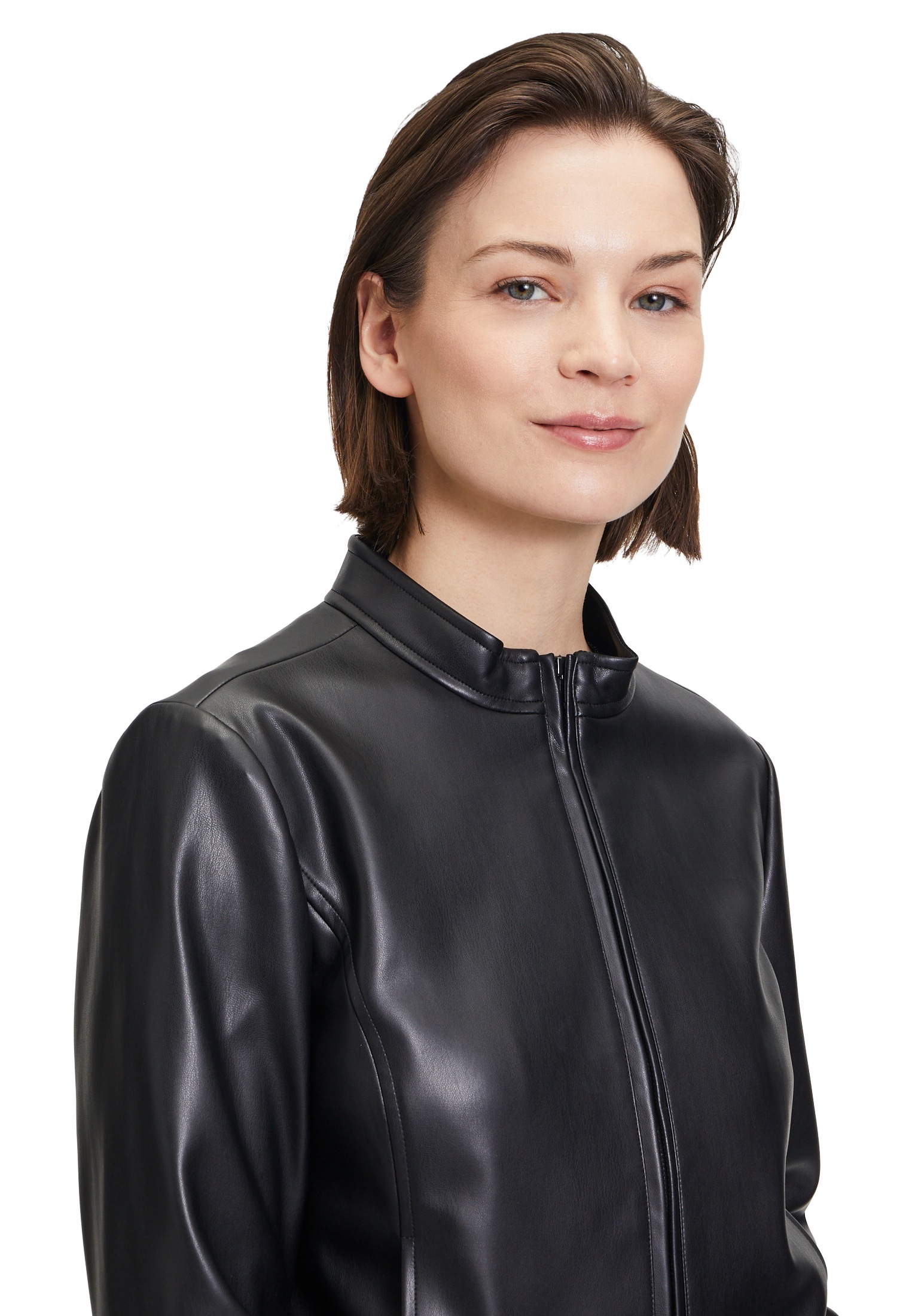 Betty&Co Jackenblazer »Bikerjacke mit Stehkragen«