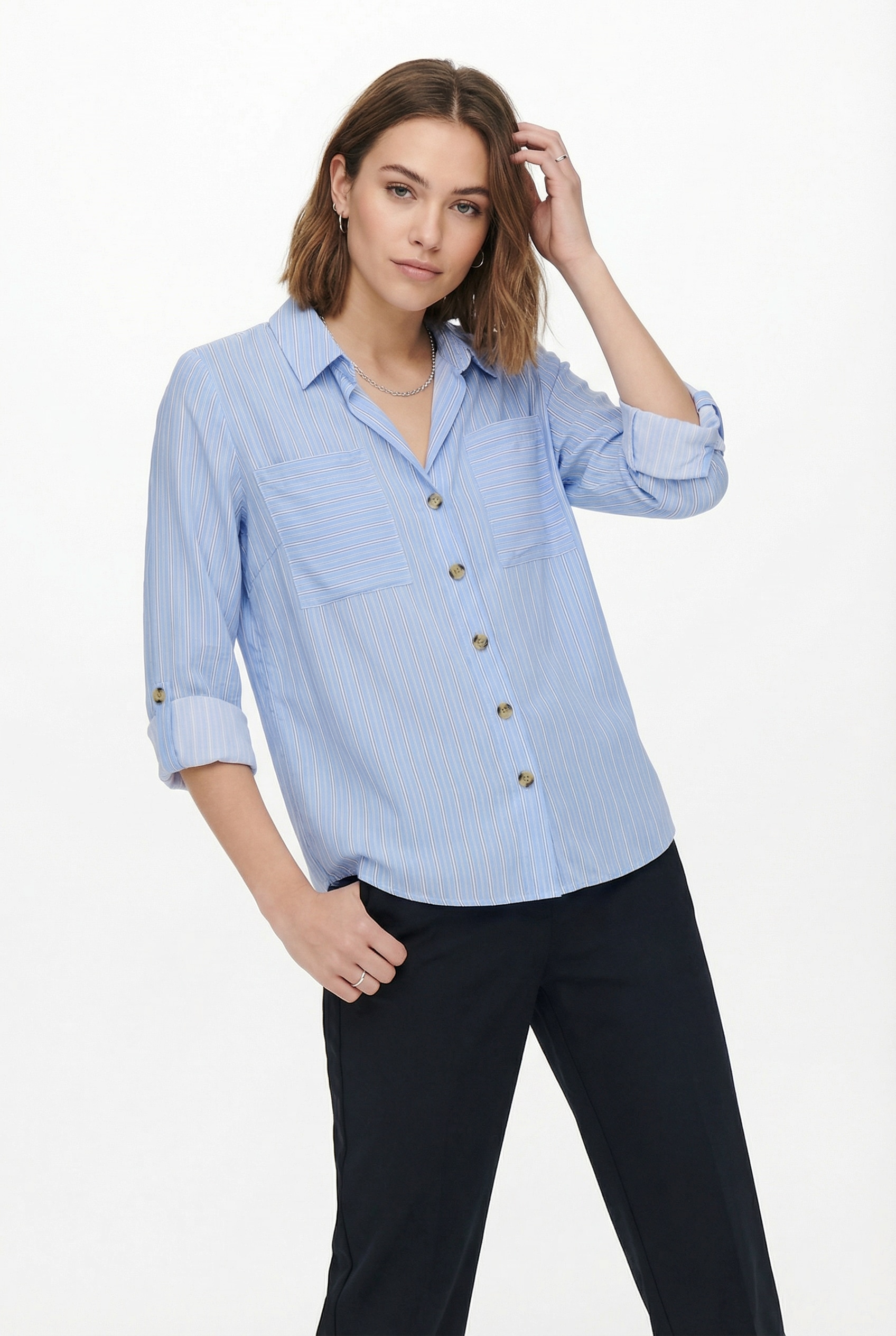 ONLY Hemdbluse »ONLYASMIN SHIRT L/S WVN NOOS«