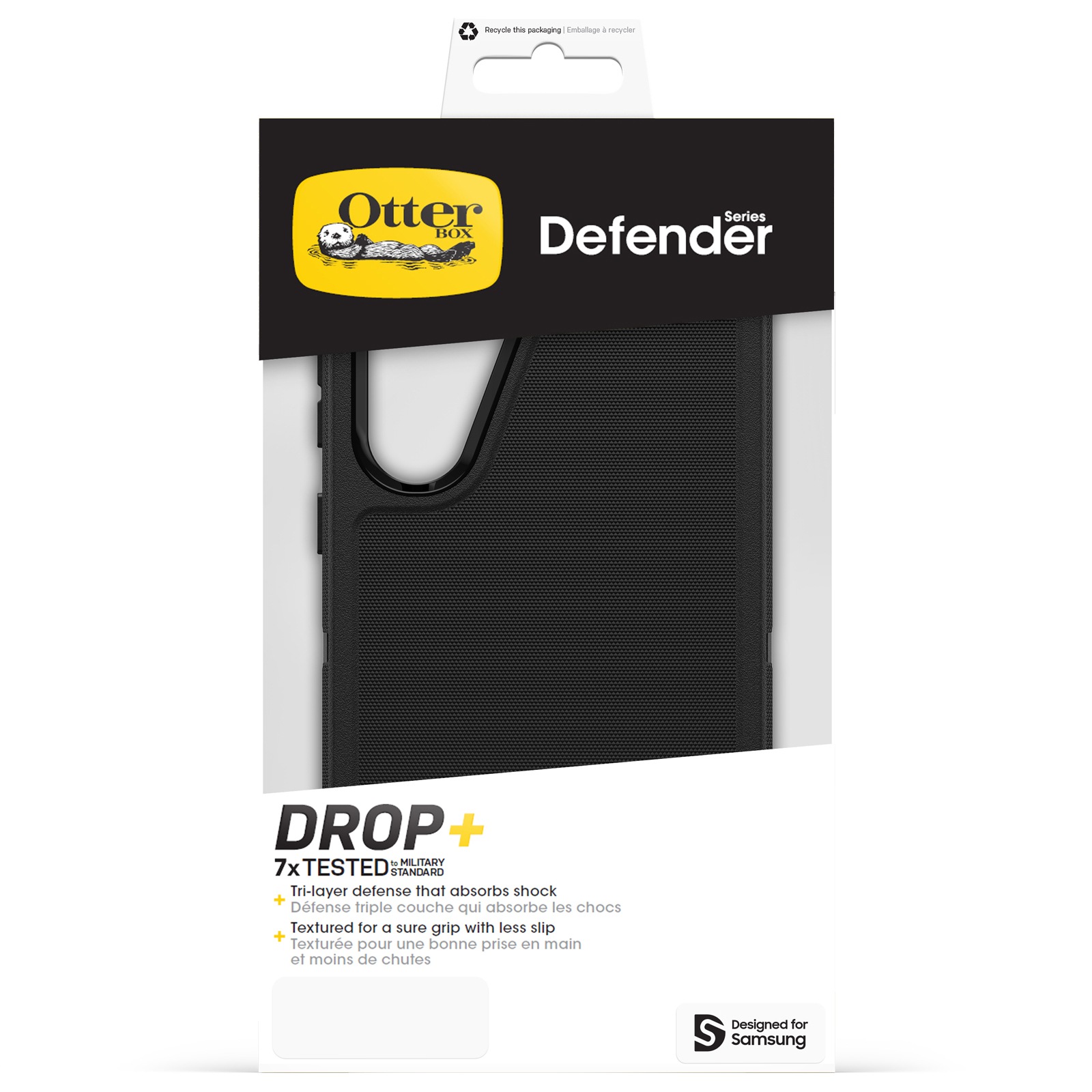 Otterbox Handyhülle »Defender Samsung Galaxy S25+ black«, Backcover, Schutzhülle, Handyschutzhülle, Case, Schutzcase, stoßfest