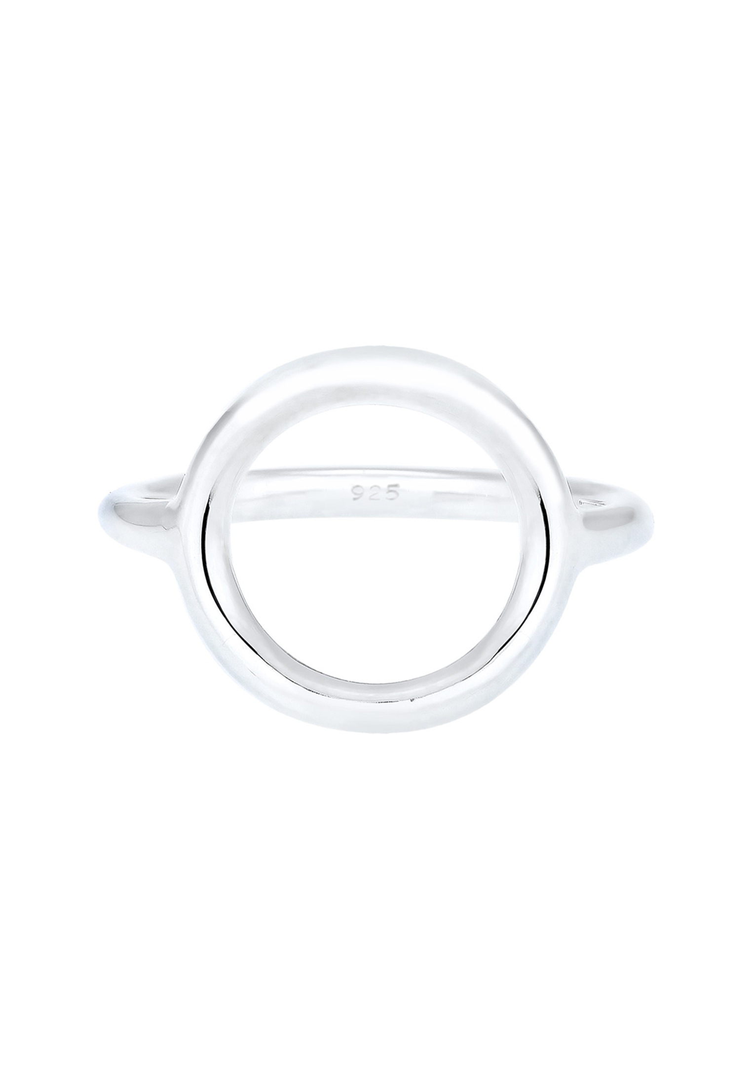 Elli Silberring »Ring Kreis Rund Geo Statement 925 Silber«