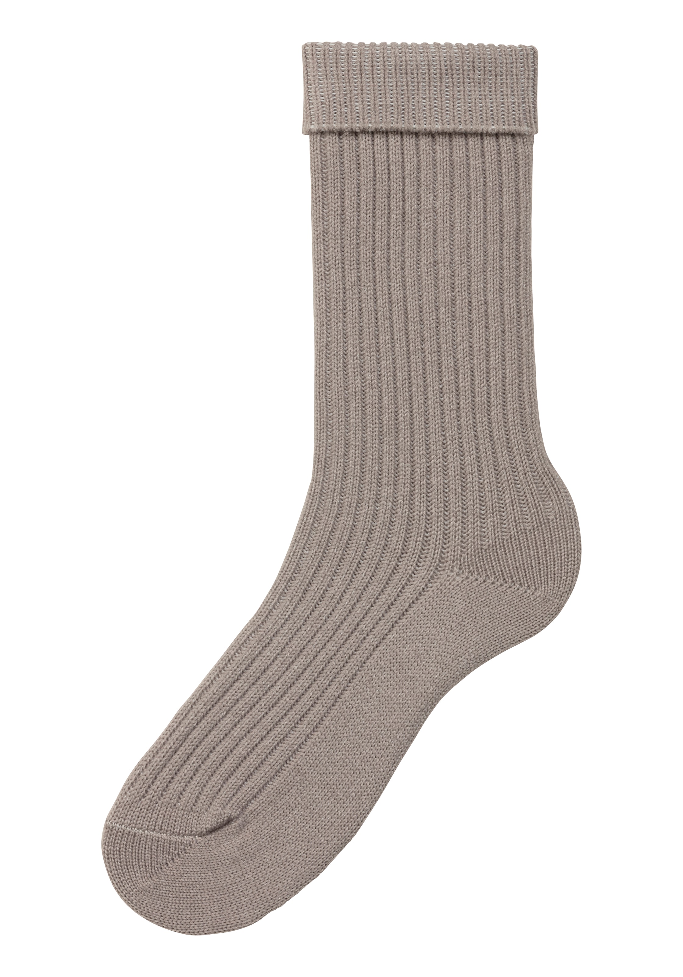 Lavana Socken, (2 Paar), in modischem Rippstrick