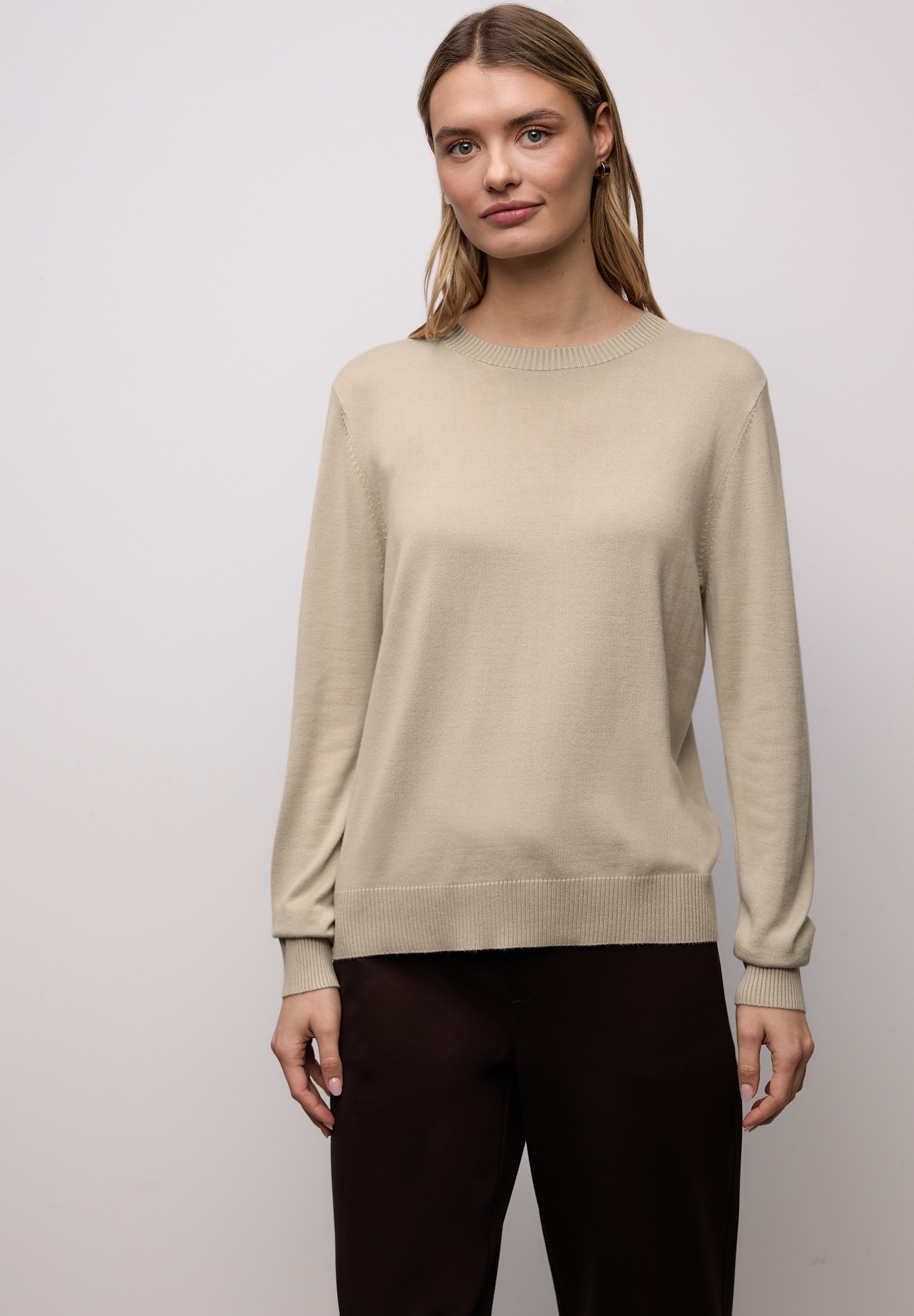 STREET ONE Strickpullover aus Viskosemix