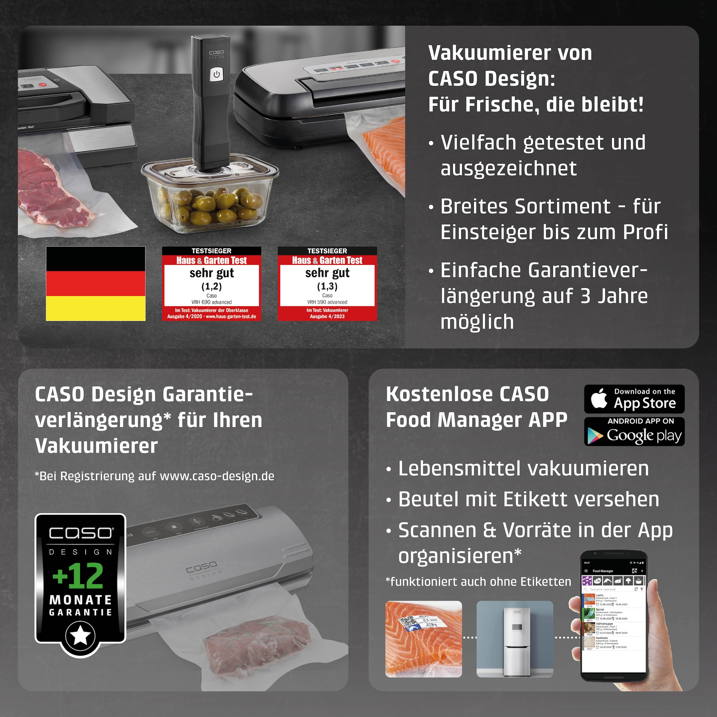 Caso Vakuumierer »1417 VacuChef 40« 280 W