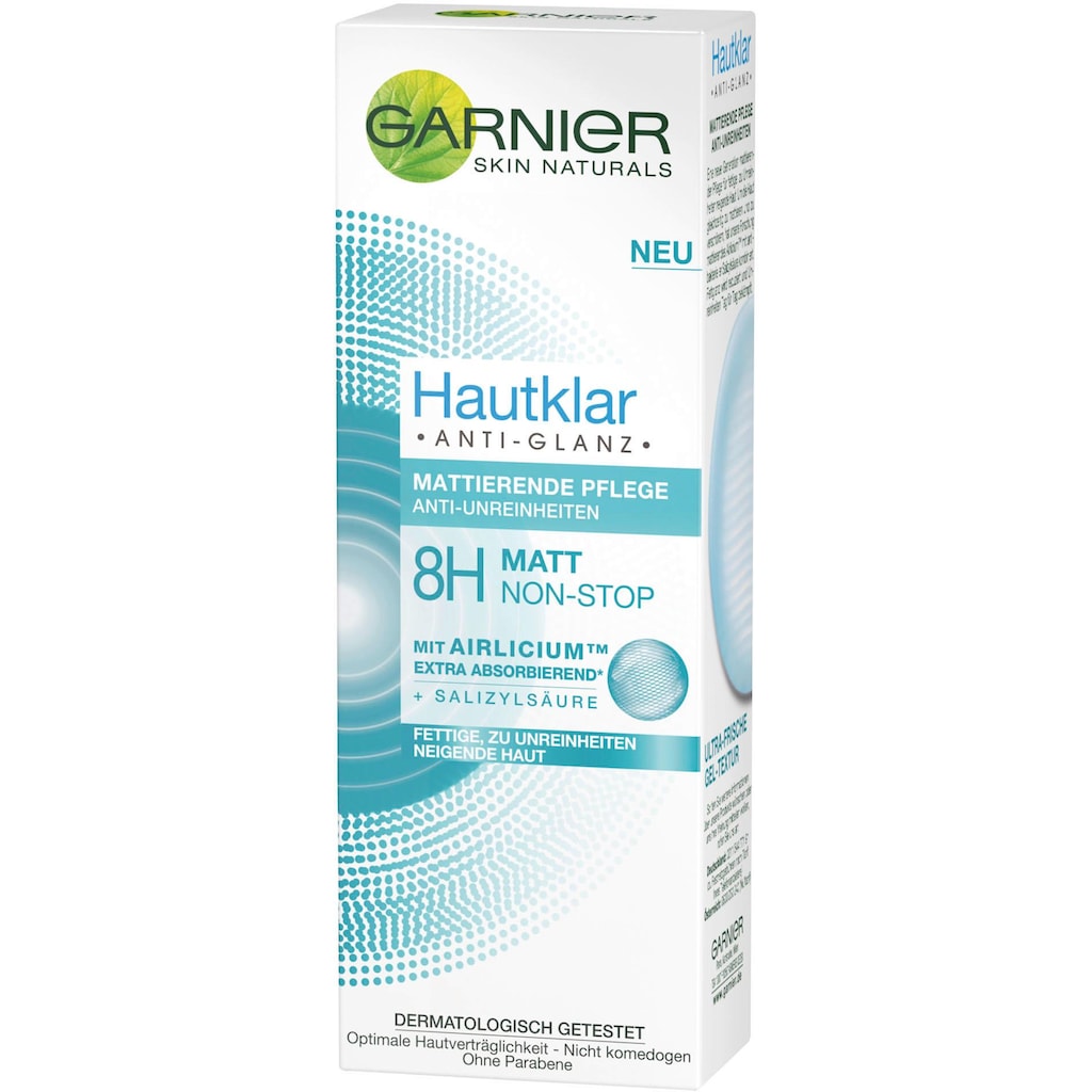 GARNIER Feuchtigkeitscreme »Hautklar Anti-Glanz Mattierende Pflege«