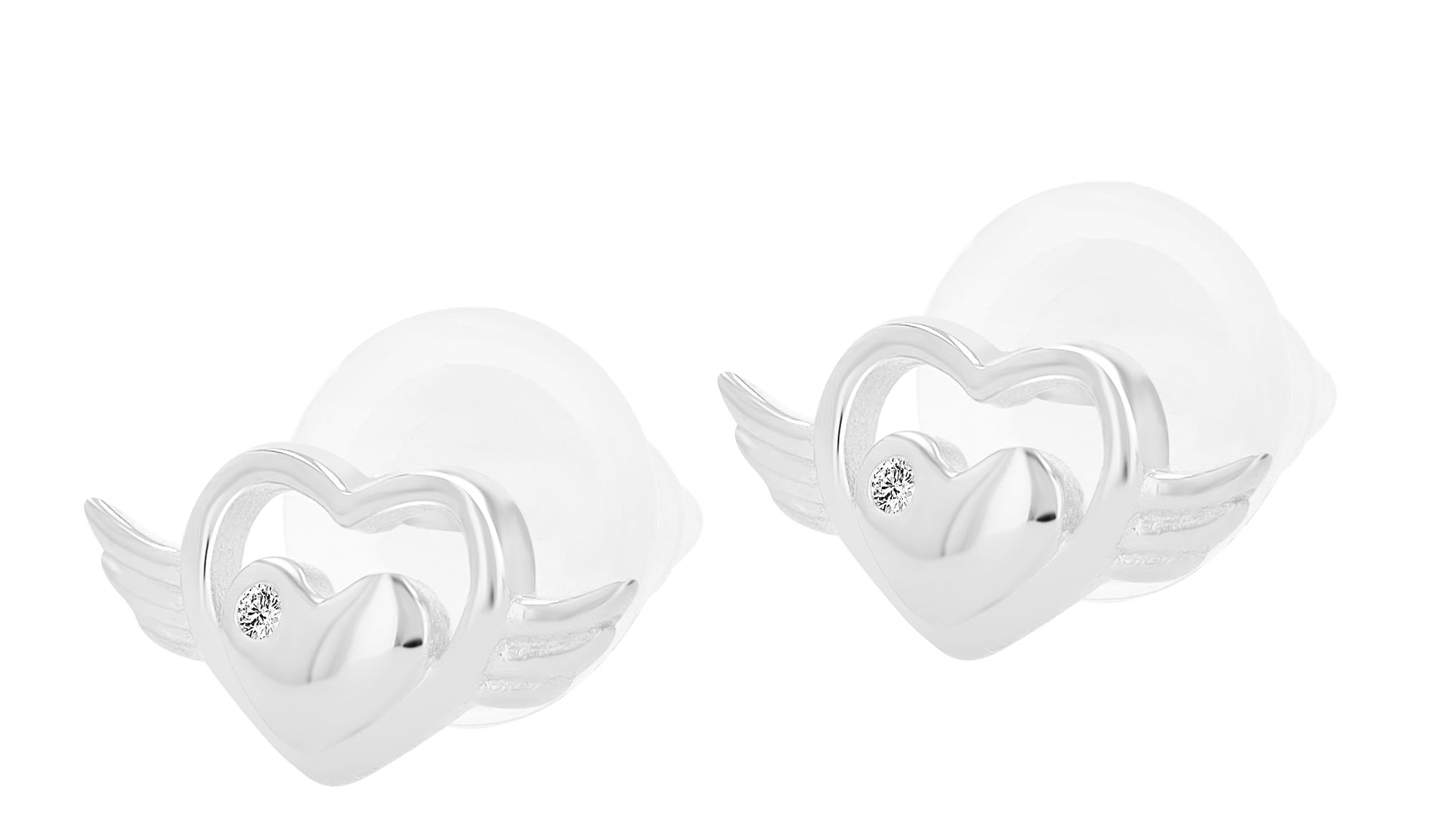 Adelia´s Paar Ohrstecker »Damen Ohrringe ¿ Ohrstecker aus 925 Silber mit Zirkonia«