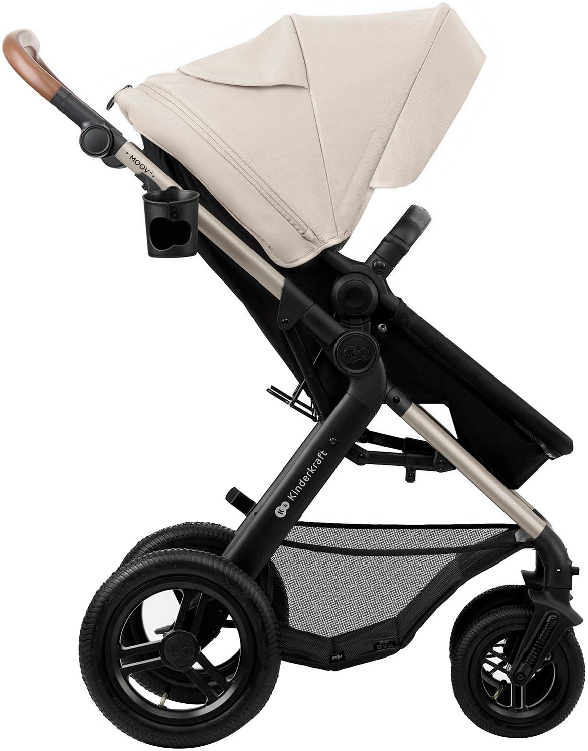 Kinderkraft Kombi-Kinderwagen »MOOV 2 4in1 AIR« 27 kg mit Luftreifen