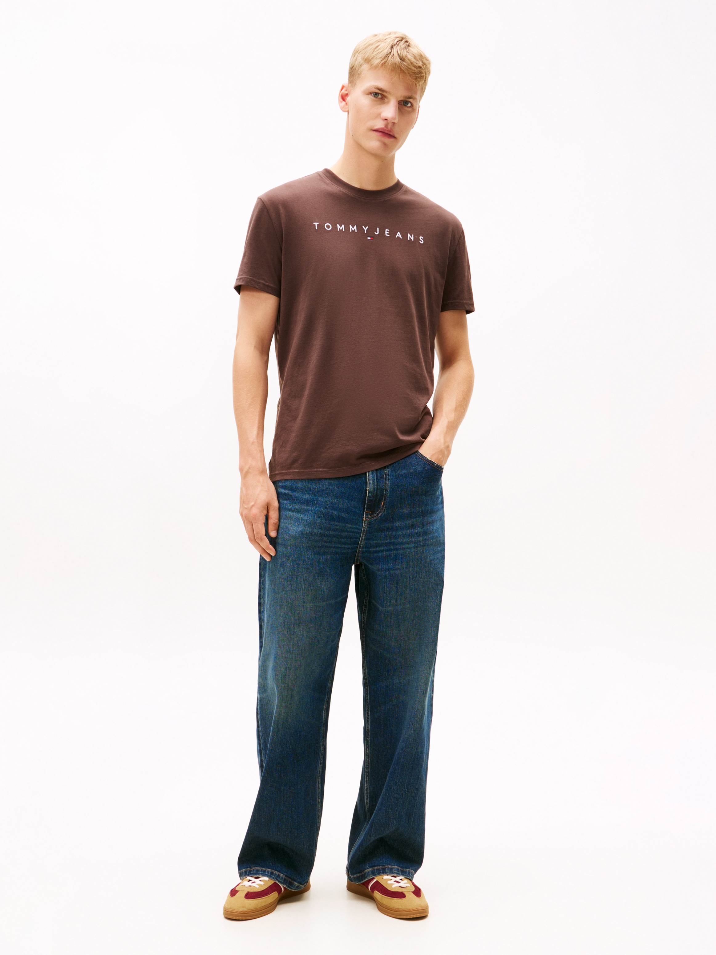 Tommy Jeans T-Shirt »TJM REG LINEAR LOGO TEE EXT«