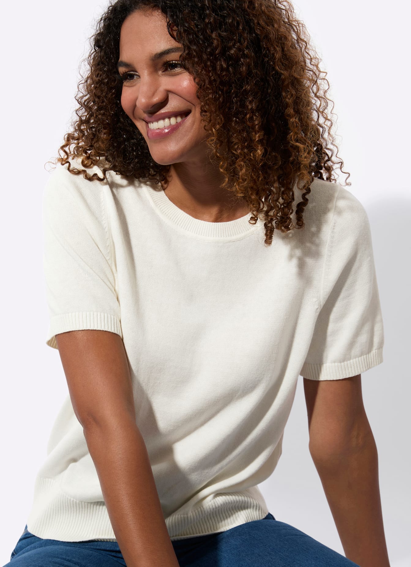 Casual Looks Kurzarmpullover »Kurzarm-Pullover«